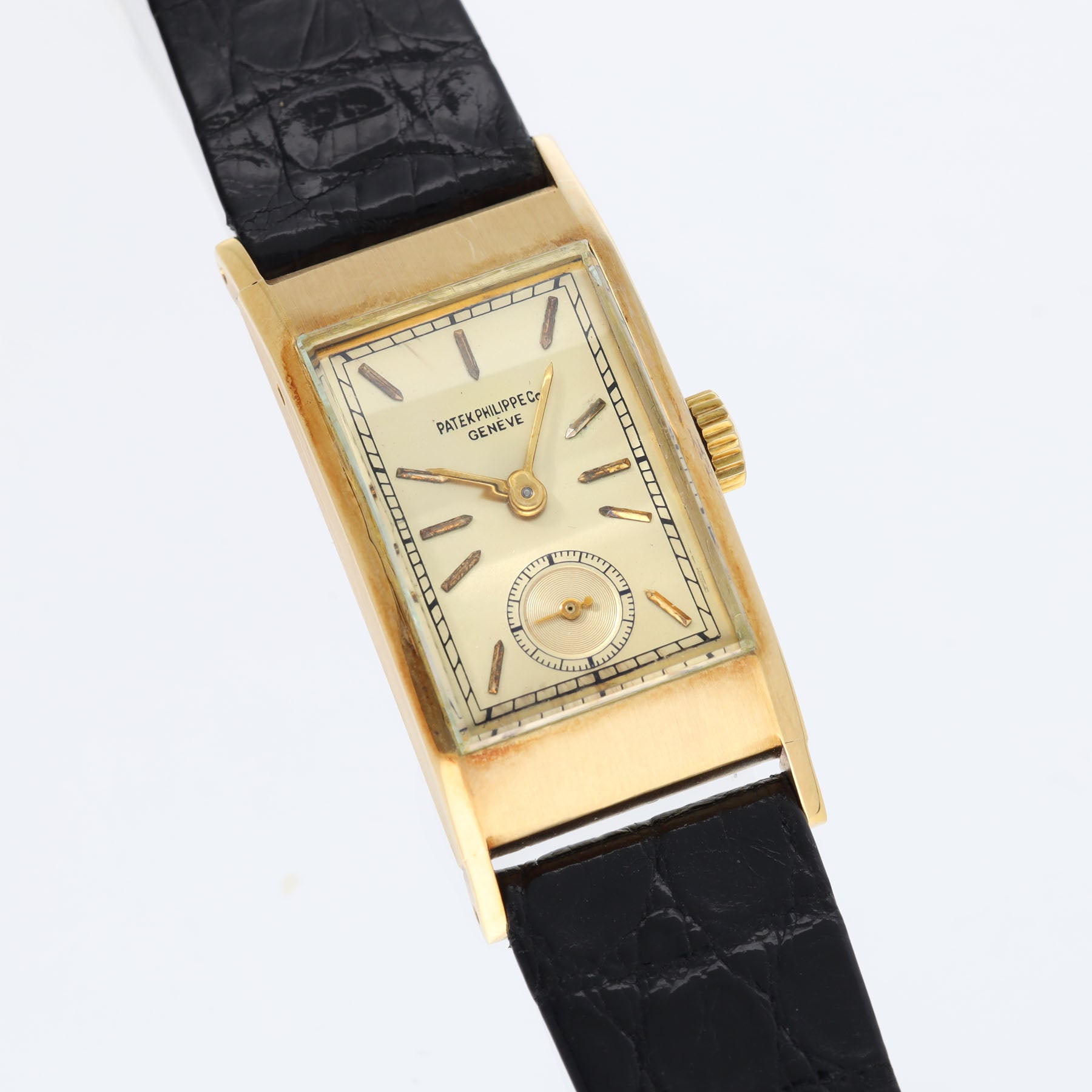 Patek Philippe Gold Dresswatch Referenz 425 Mit Auszug Aus Archiv