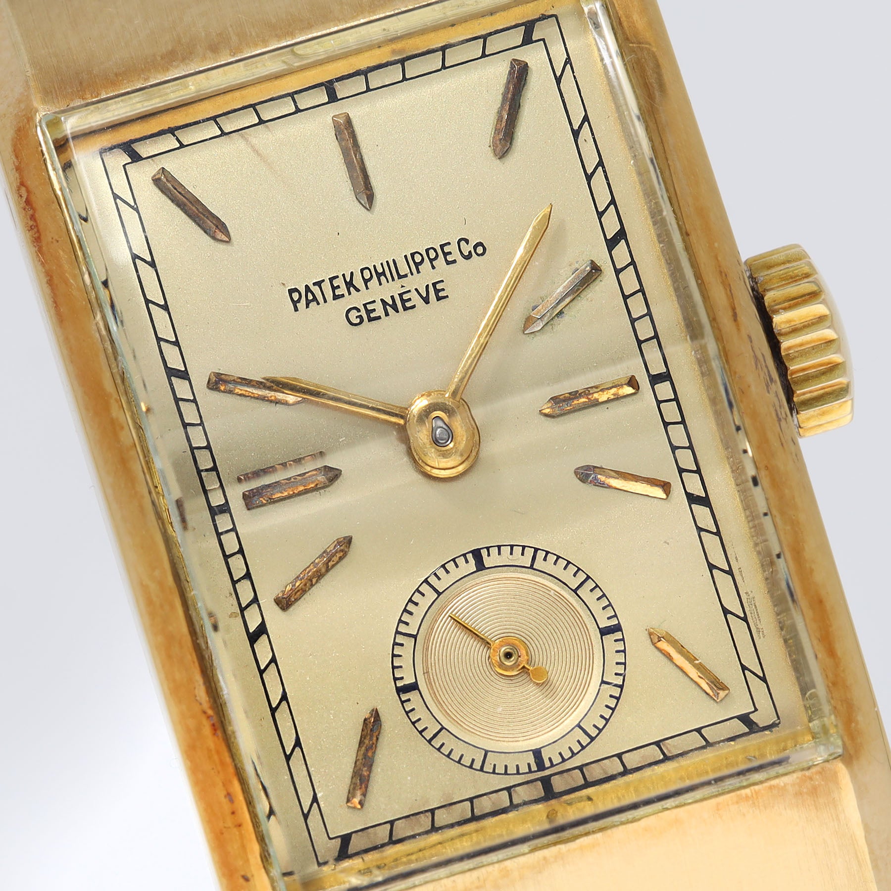 Patek Philippe Gold Dresswatch Referenz 425 Mit Auszug Aus Archiv