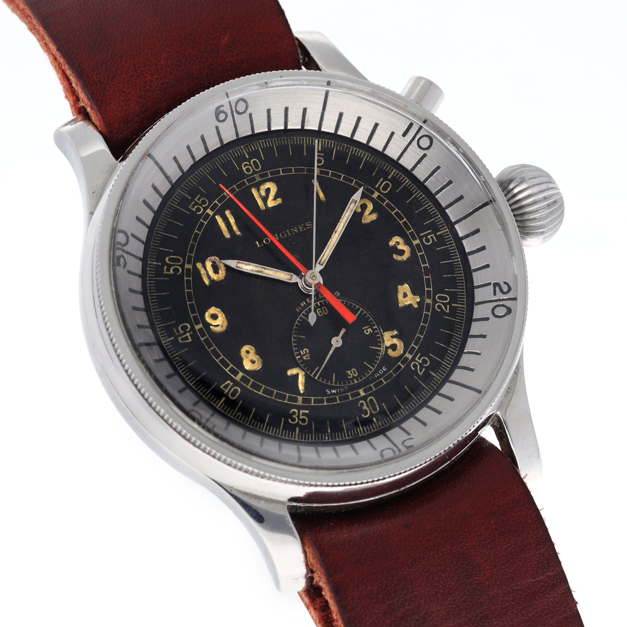 Longines Chronostop Referenz 5824 Mit Auszug Aus Dem Archiv