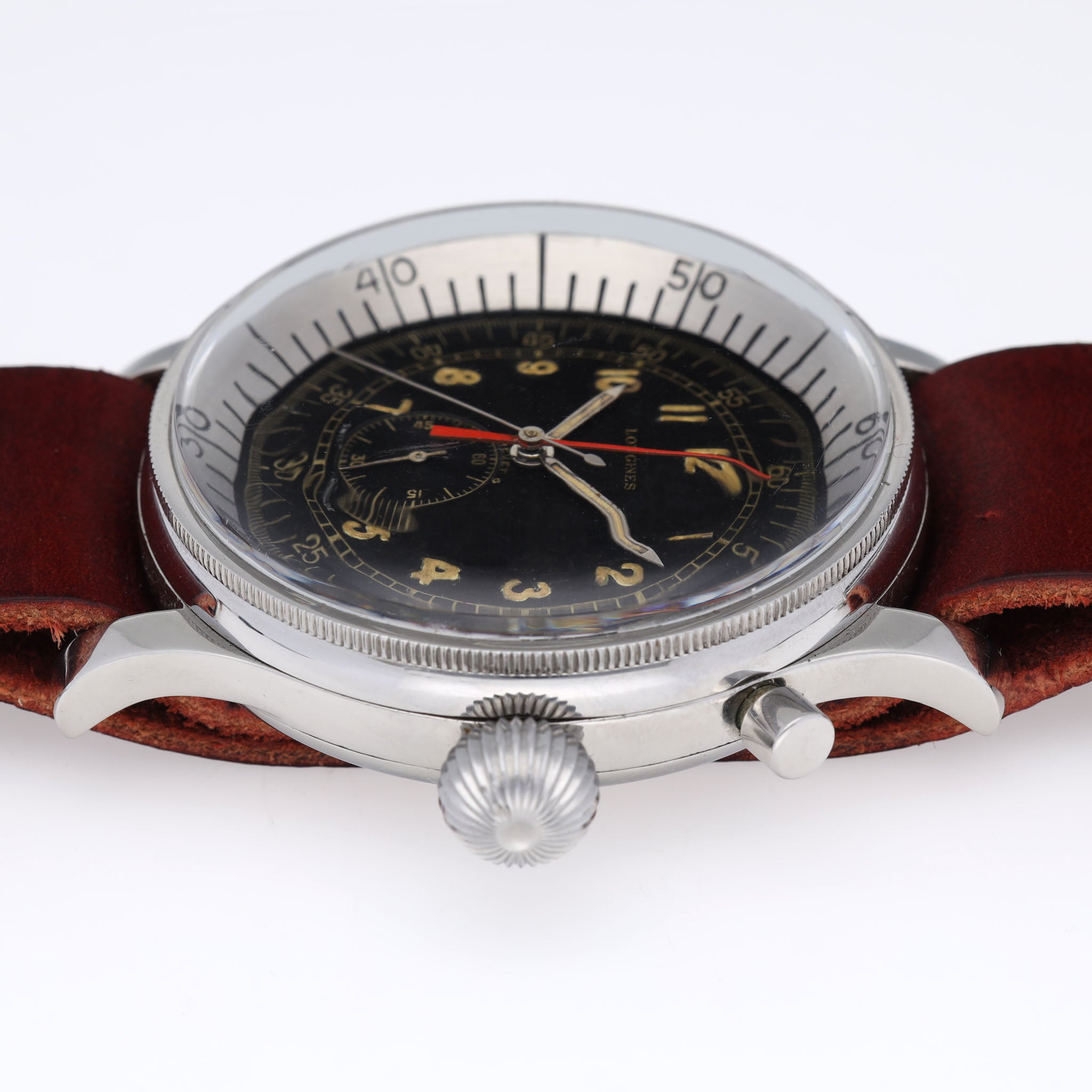 Longines Chronostop Referenz 5824 Mit Auszug Aus Dem Archiv