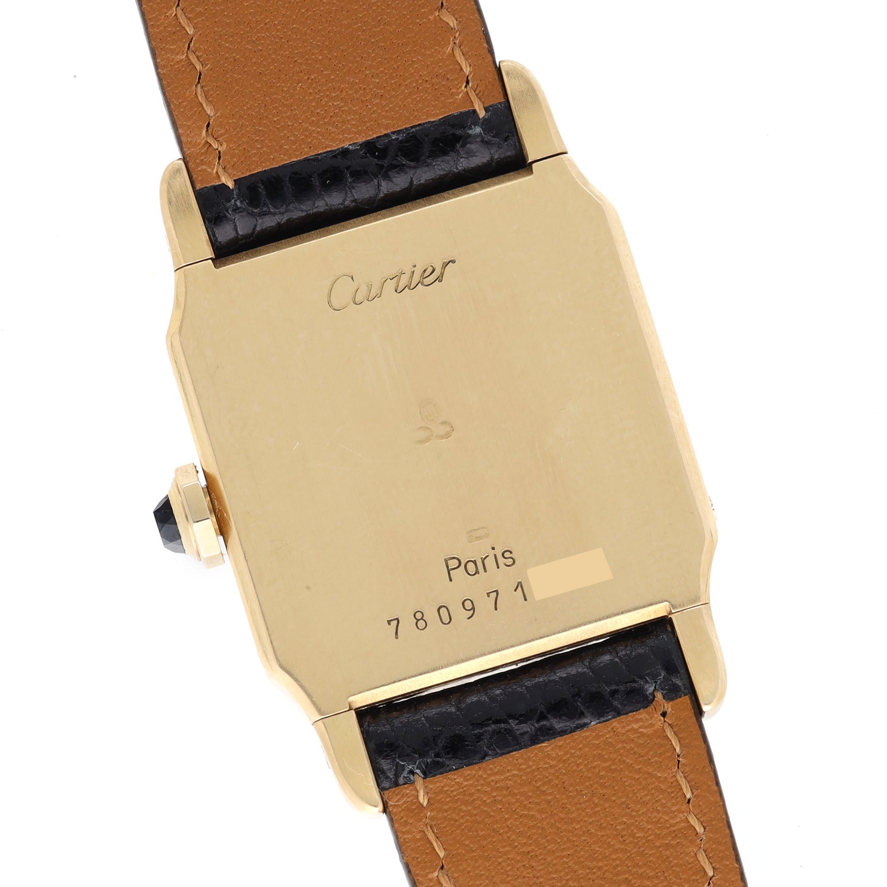 Cartier Santos Dumont Referenz 7807 In 18 Karat Gelbgold