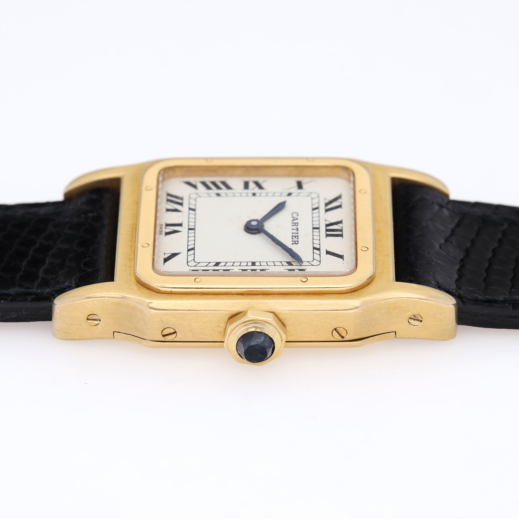 Cartier Santos Dumont Referenz 7807 In 18 Karat Gelbgold