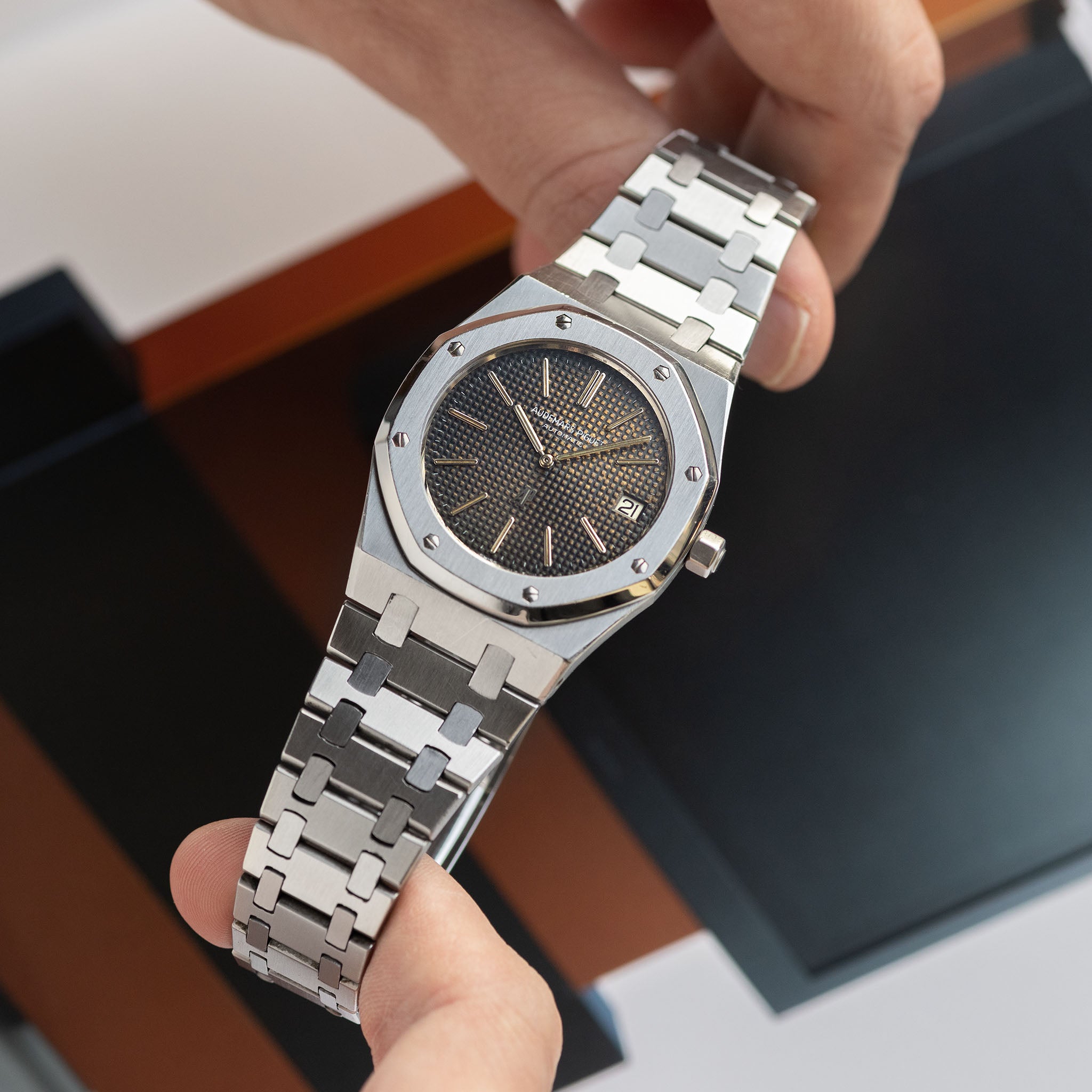 Audemars Piguet Royal Oak Jumbo 5402ST C-Serie Tropical Zifferblatt