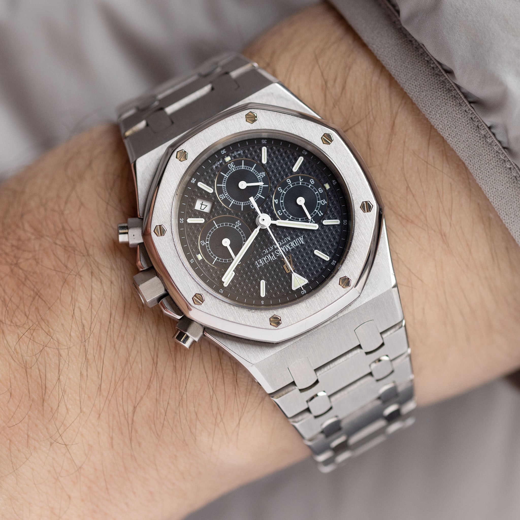 Audemars Piguet Royal Oak Chronograph 25860ST Kasparov Blaues Zifferblatt