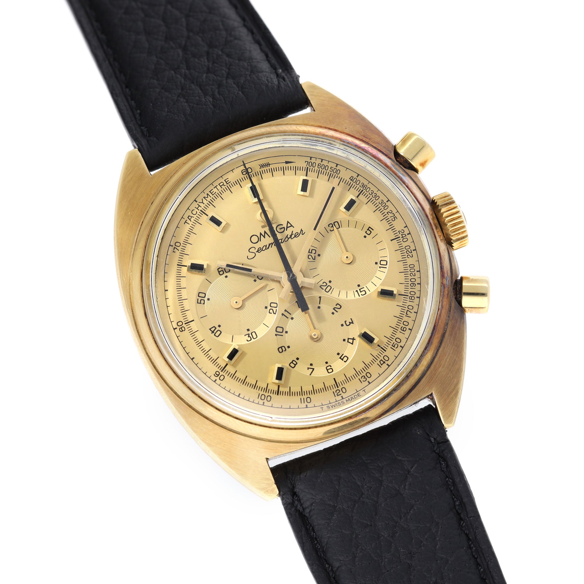 Omega Seamaster Chronograph Referenz 145.016 18 Karat Gelbgold