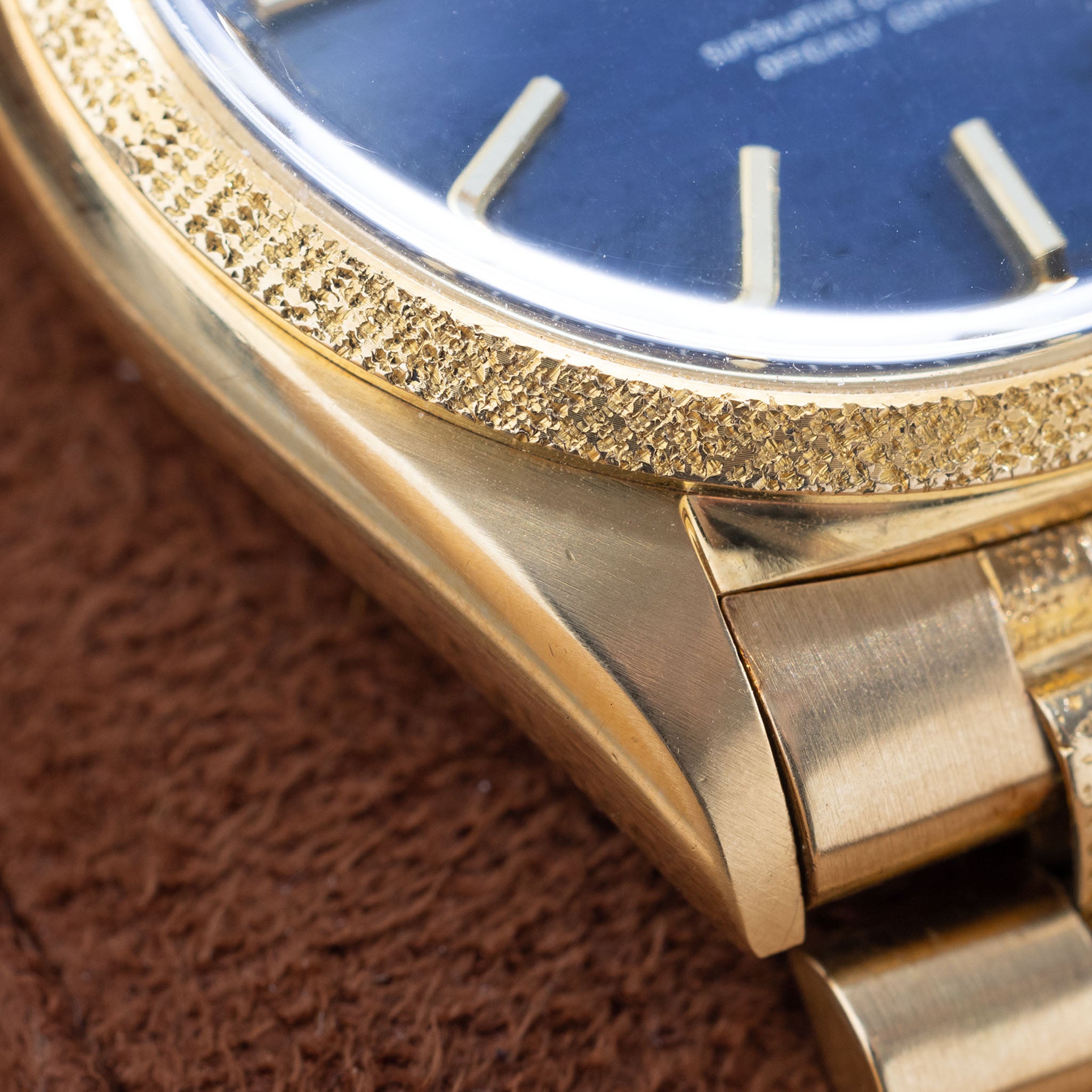 Rolex Datejust Referenz 1611 Morellis Mit Blauem Shantung Zifferblatt