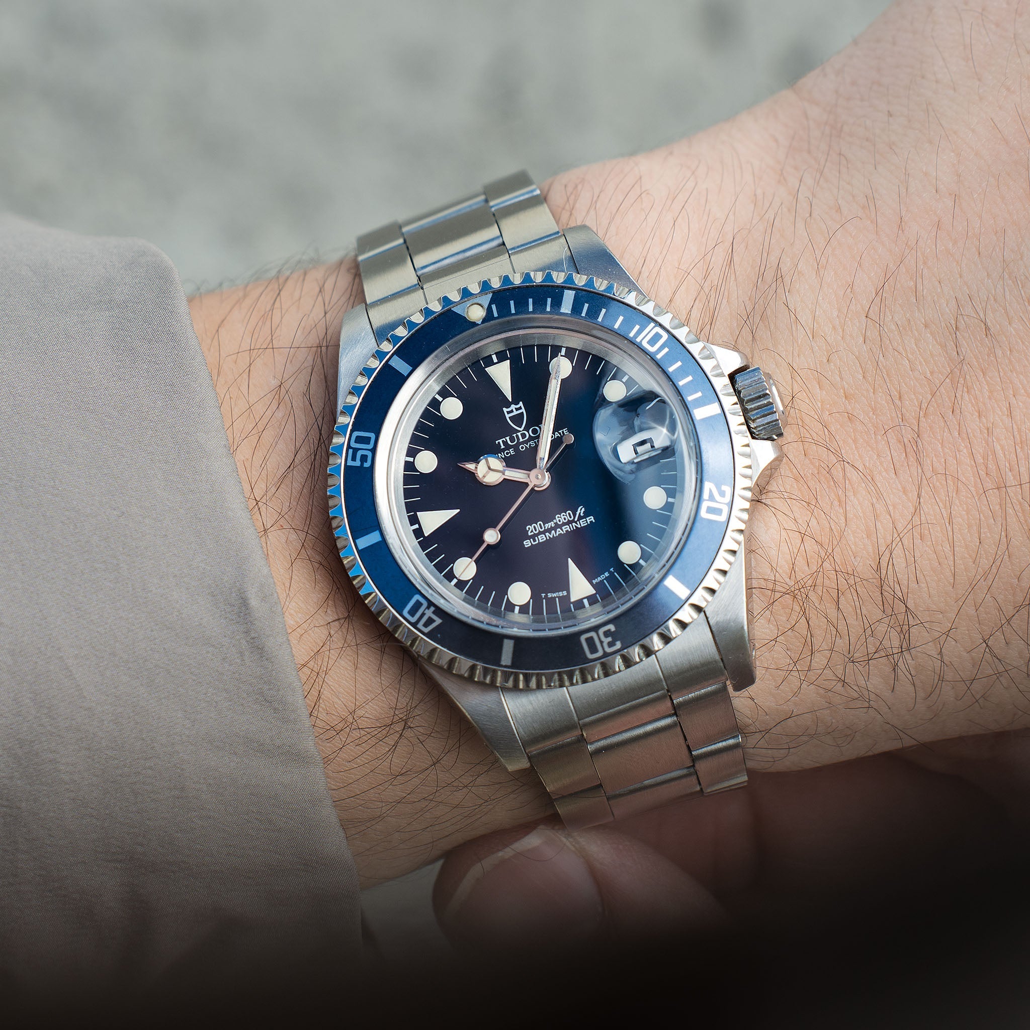 Tudor Submariner Date Blaues Zifferblatt Ref 79090