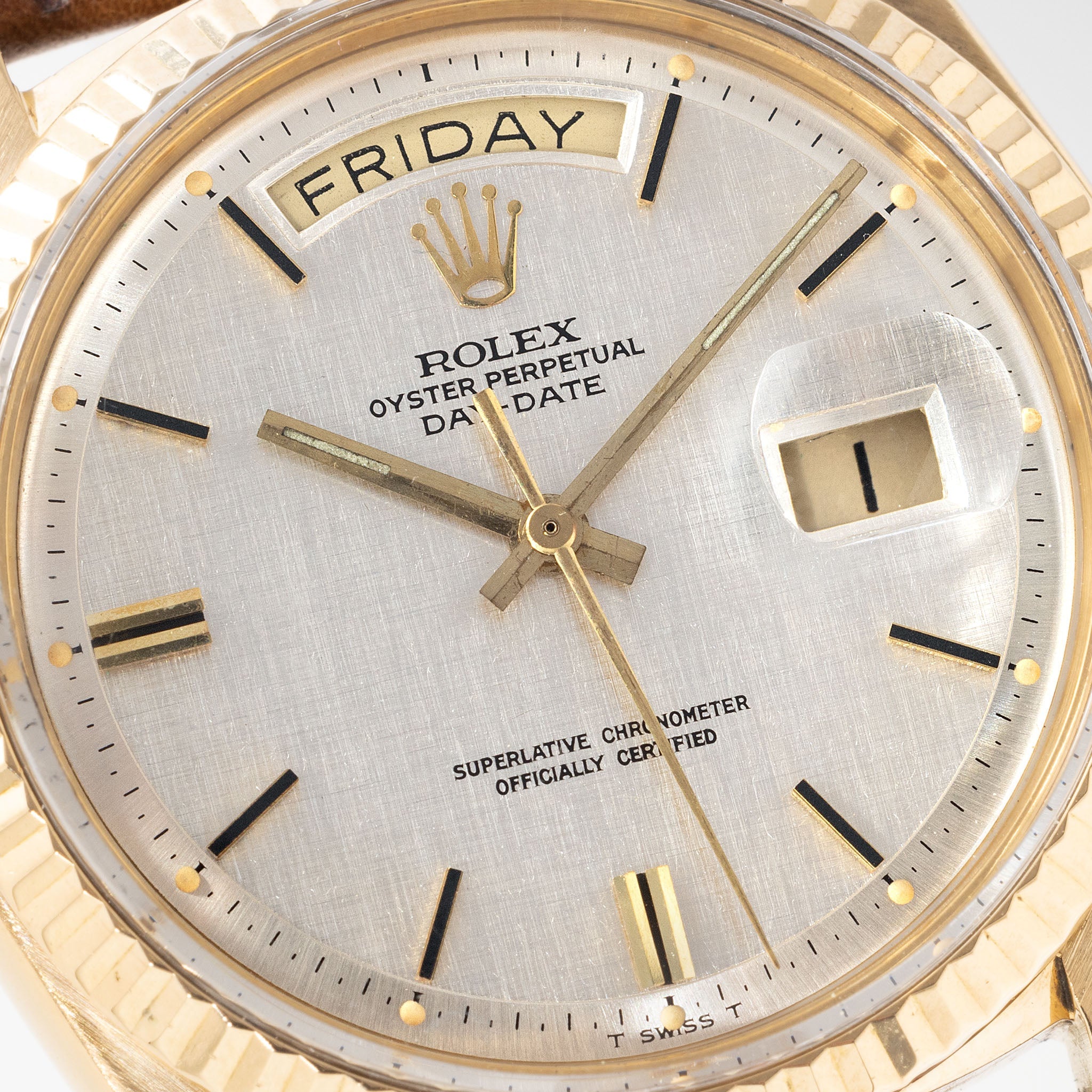 Rolex Day-Date Referenz 1803 Mit Linen Zifferblatt