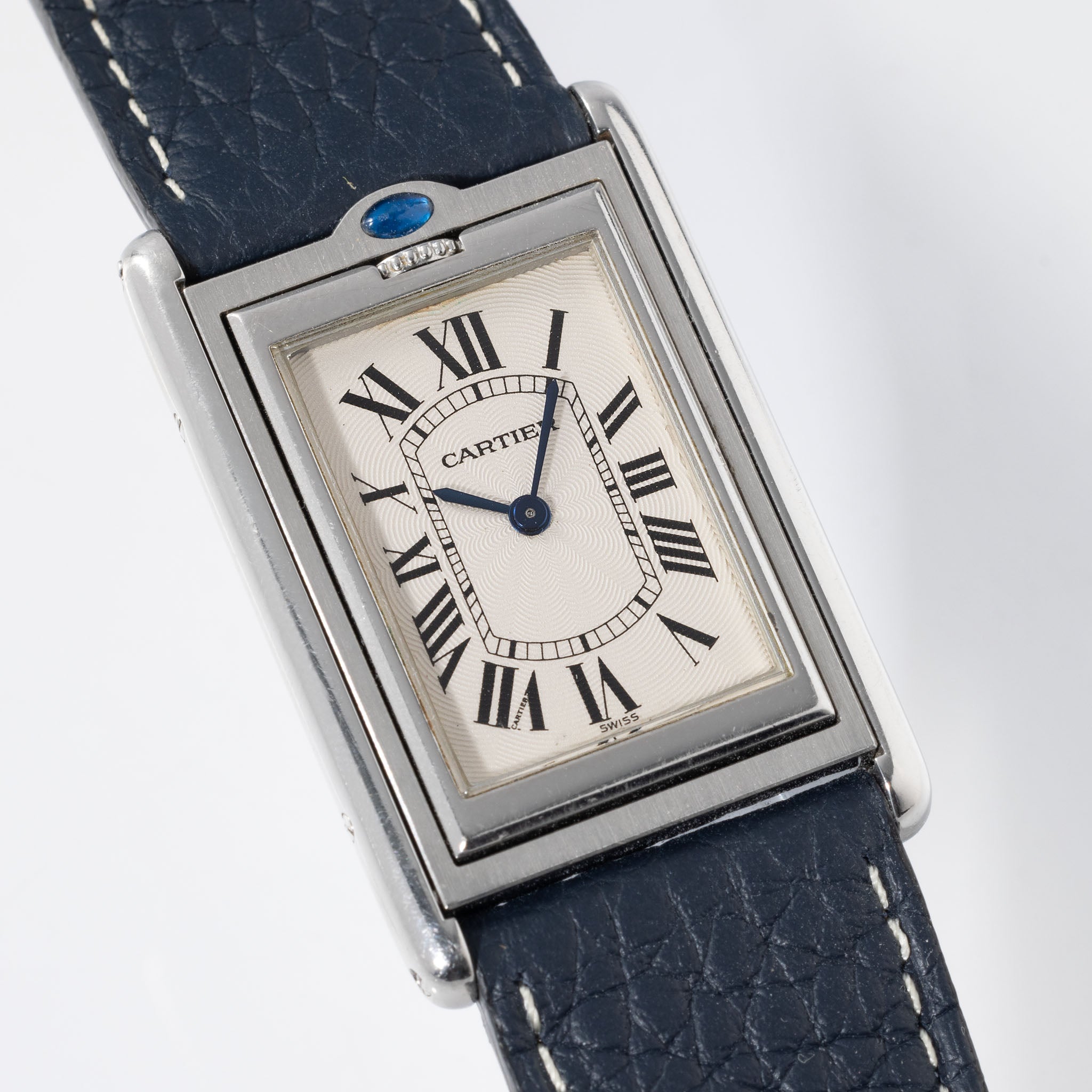 Cartier Basculante 2390 Jumbo Stahl Handaufzug