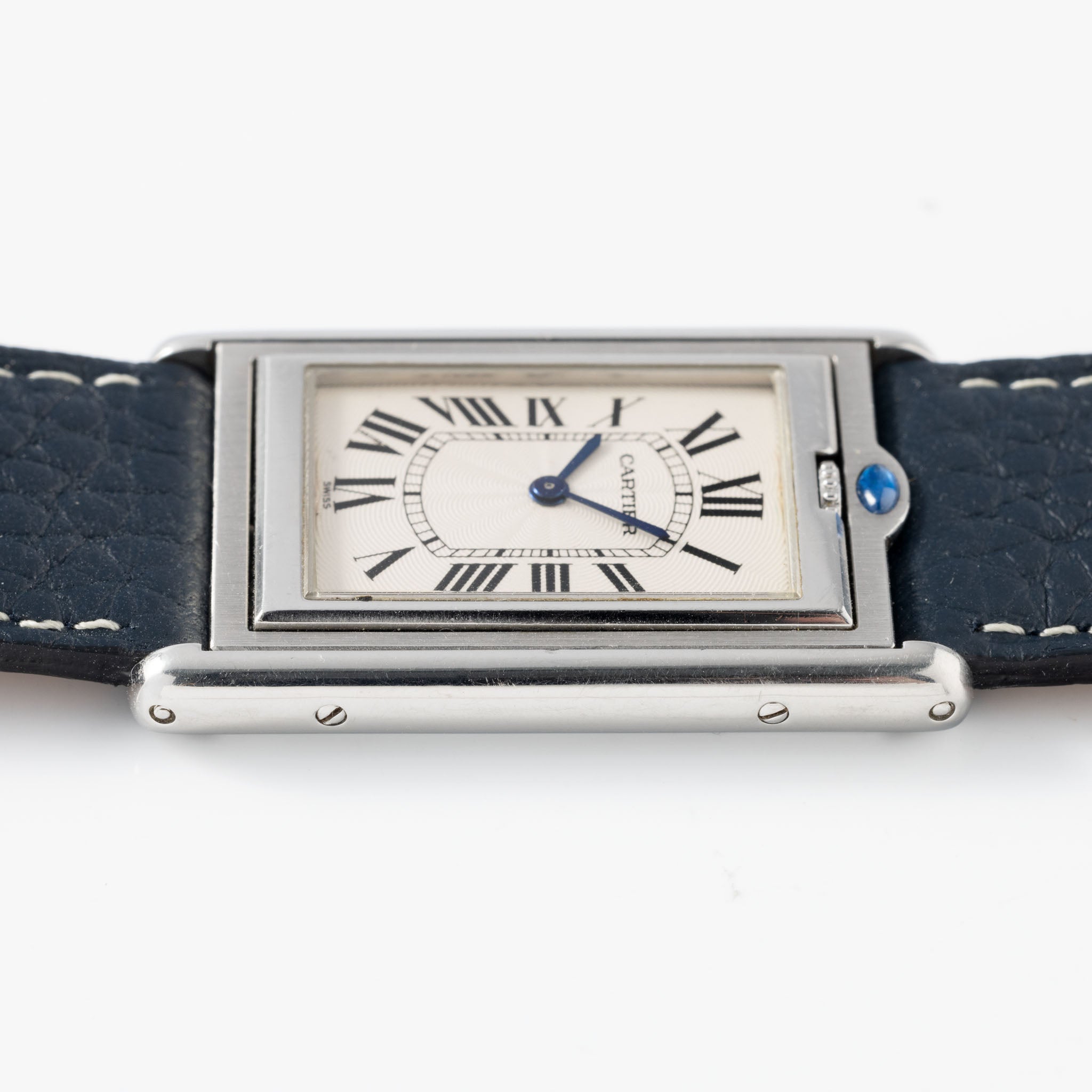 Cartier Basculante 2390 Jumbo Stahl Handaufzug