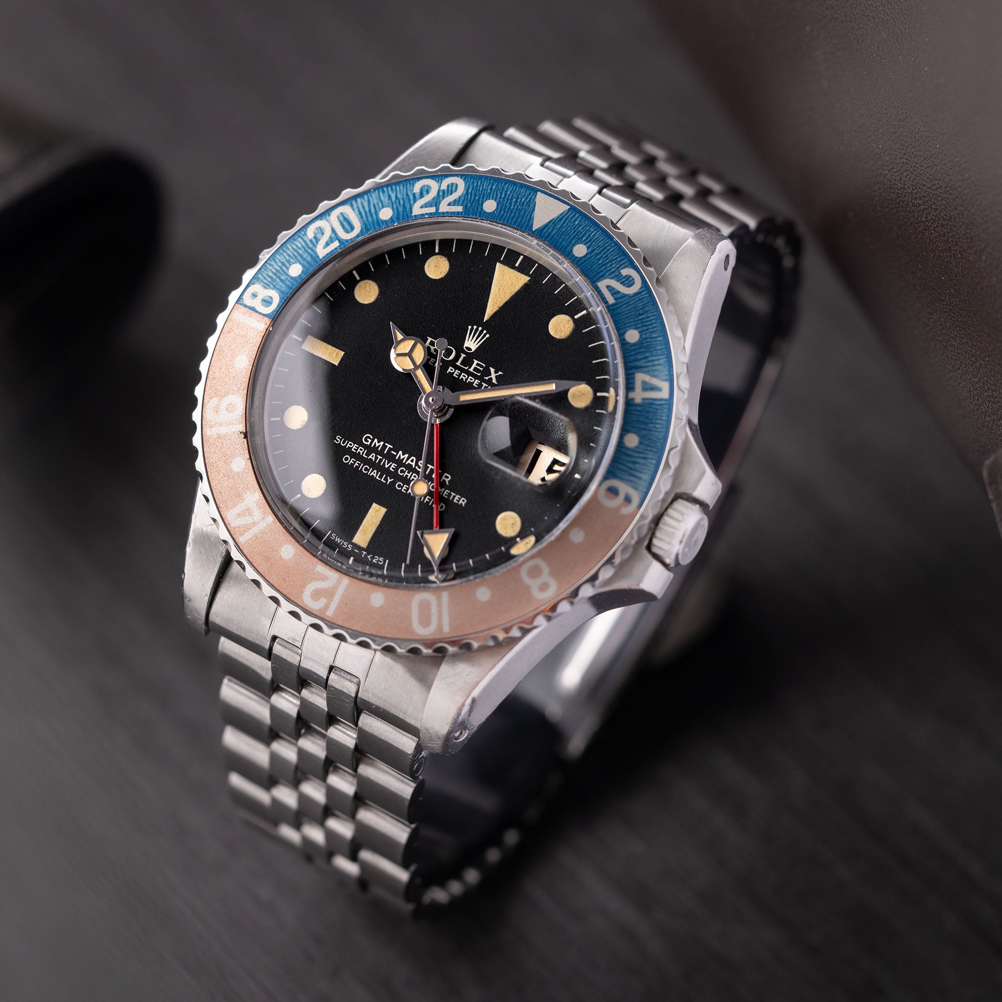 Rolex GMT-Master 1675 MK1 Long E Zifferblatt