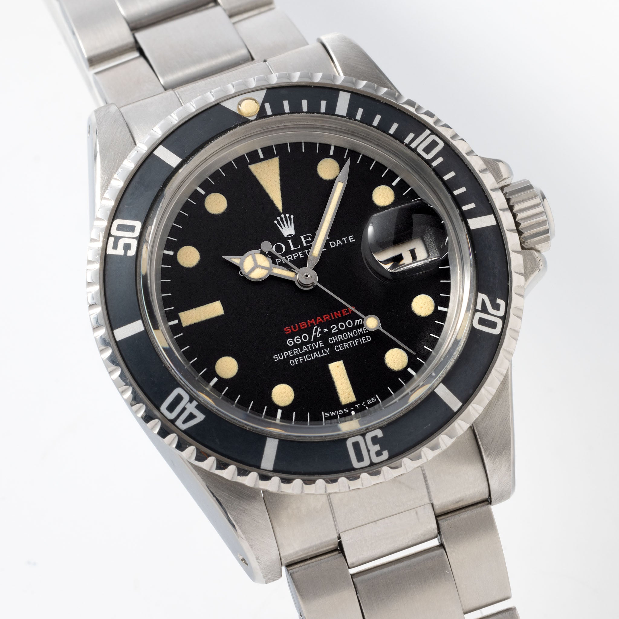 Rolex Submariner 1680 Red Sub MK4 Zifferblatt