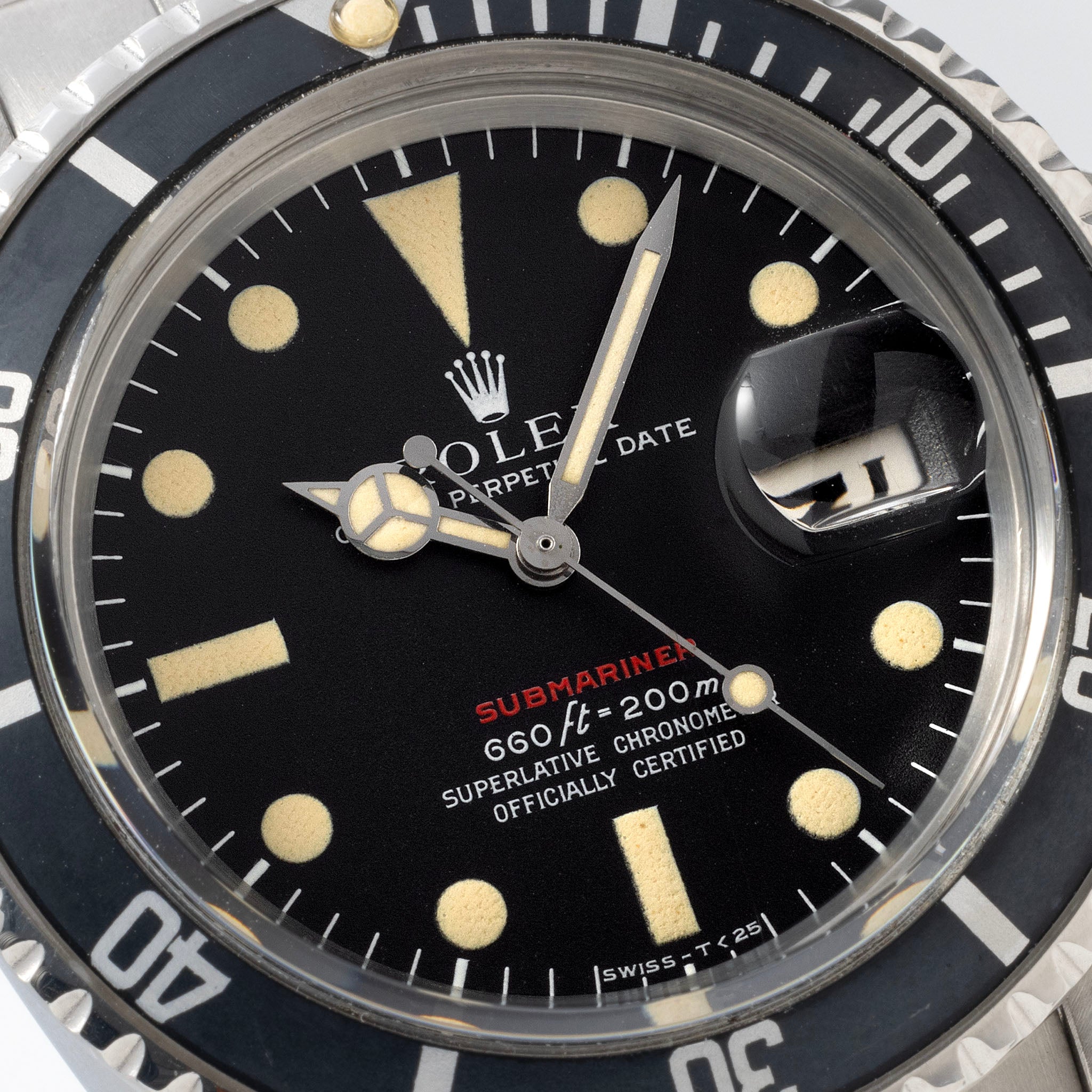 Rolex Submariner 1680 Red Sub MK4 Zifferblatt