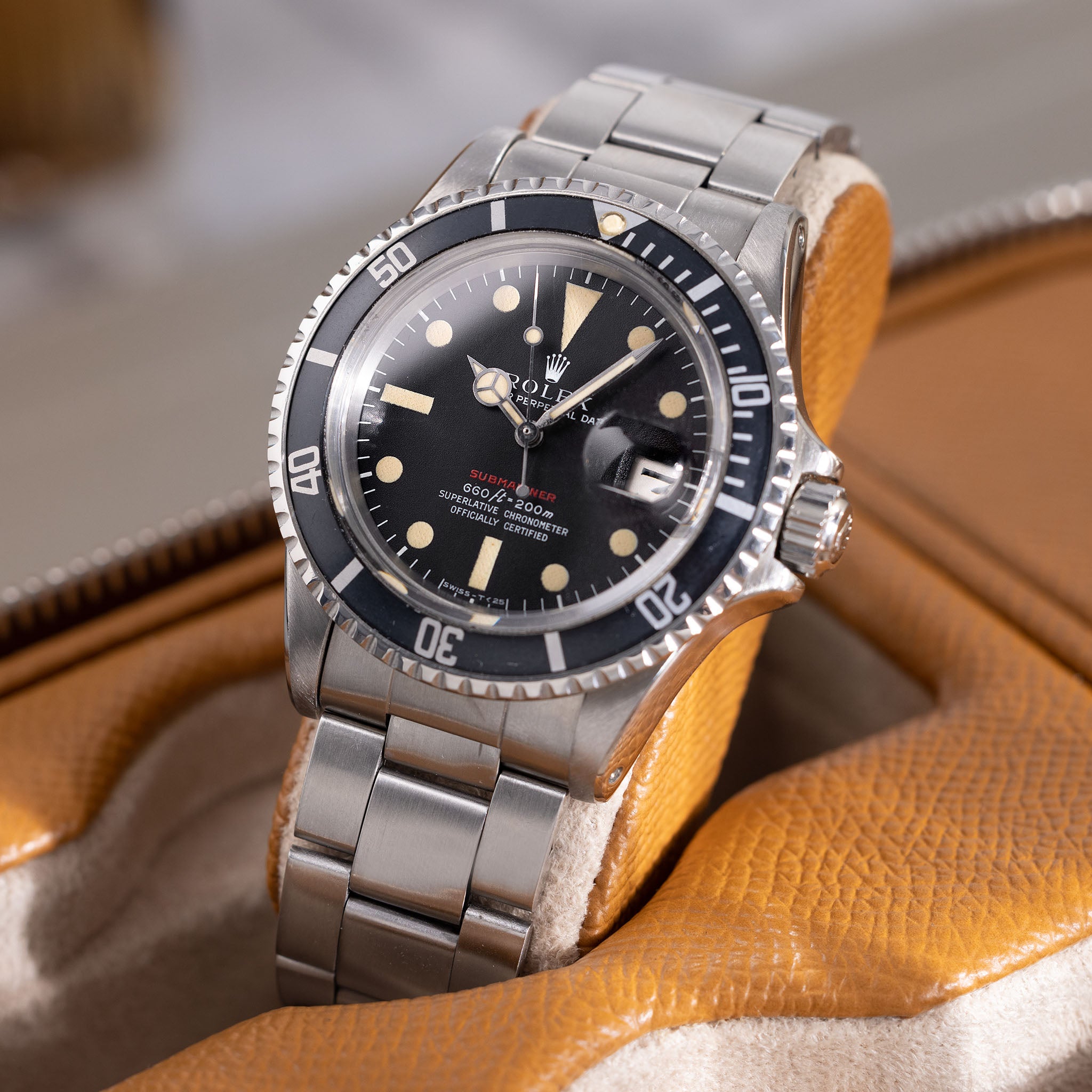 Rolex Submariner 1680 Red Sub MK4 Zifferblatt