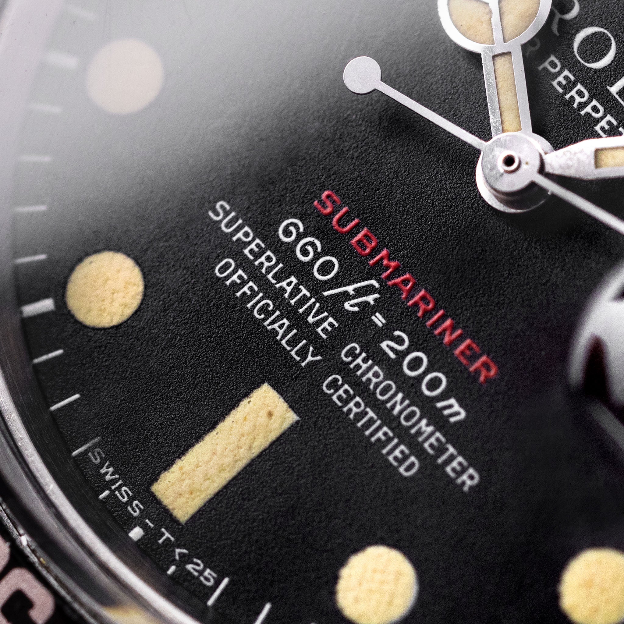 Rolex Submariner 1680 Red Sub MK4 Zifferblatt