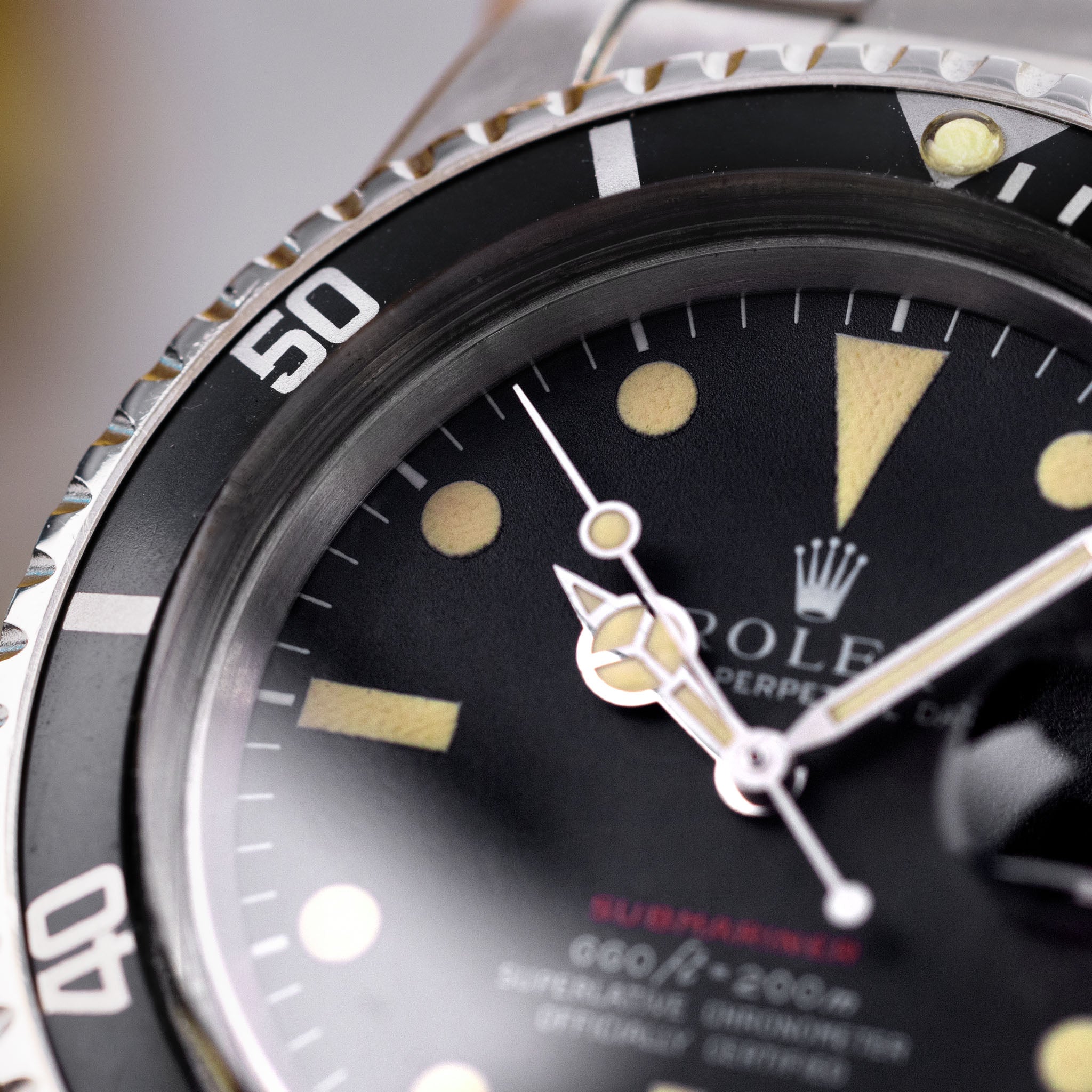 Rolex Submariner 1680 Red Sub MK4 Zifferblatt