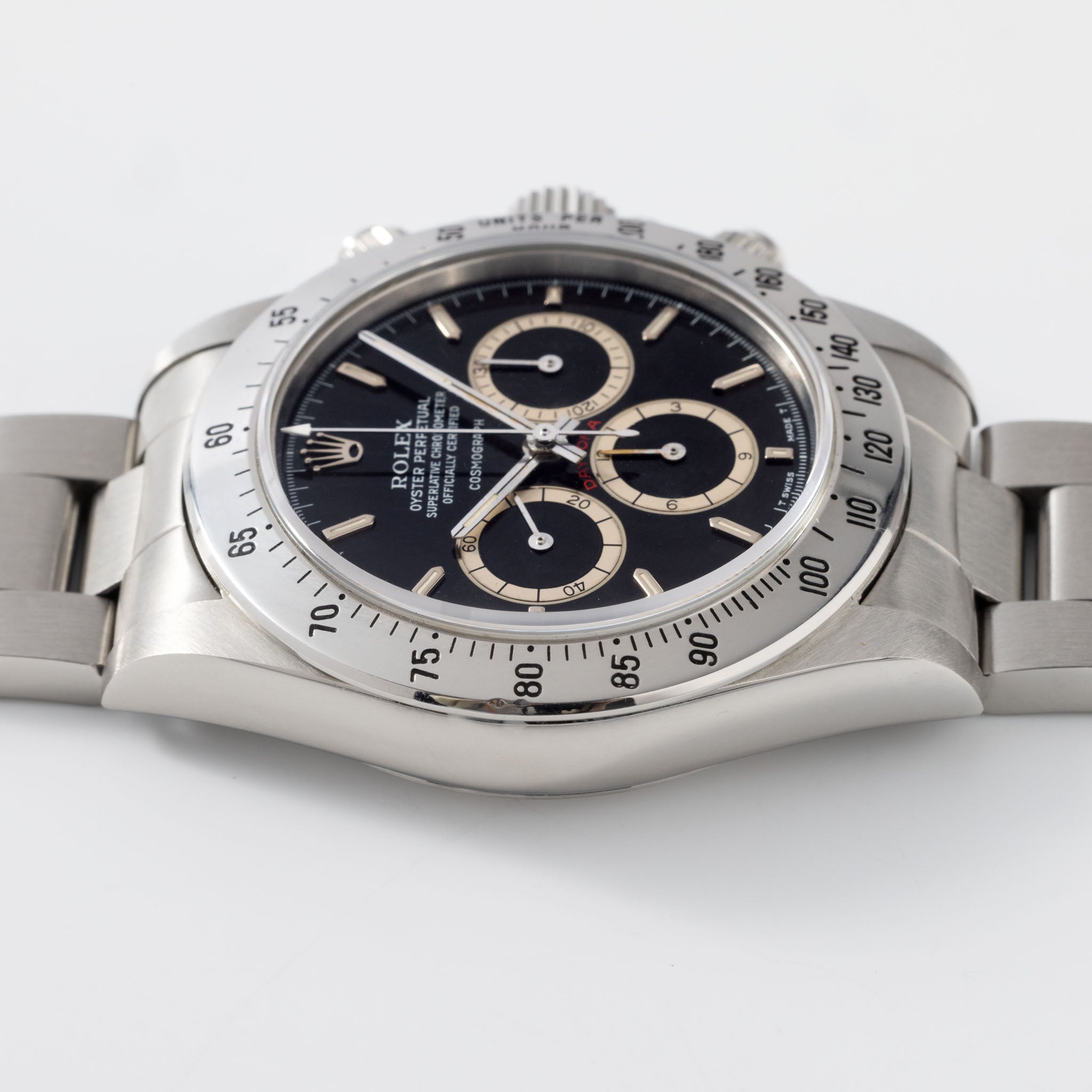 Rolex Daytona 16520 Schwarzes Floating Zifferblatt mit Papieren