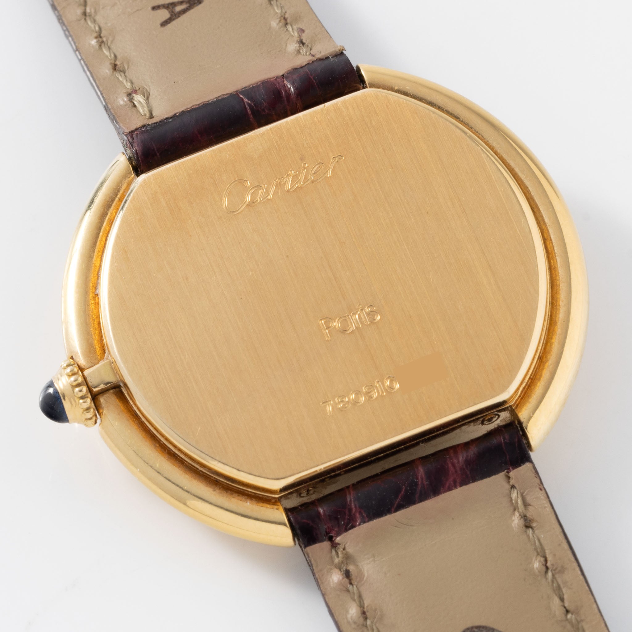 Cartier Large Gondole Ellipse 18 Karat Gelbgold