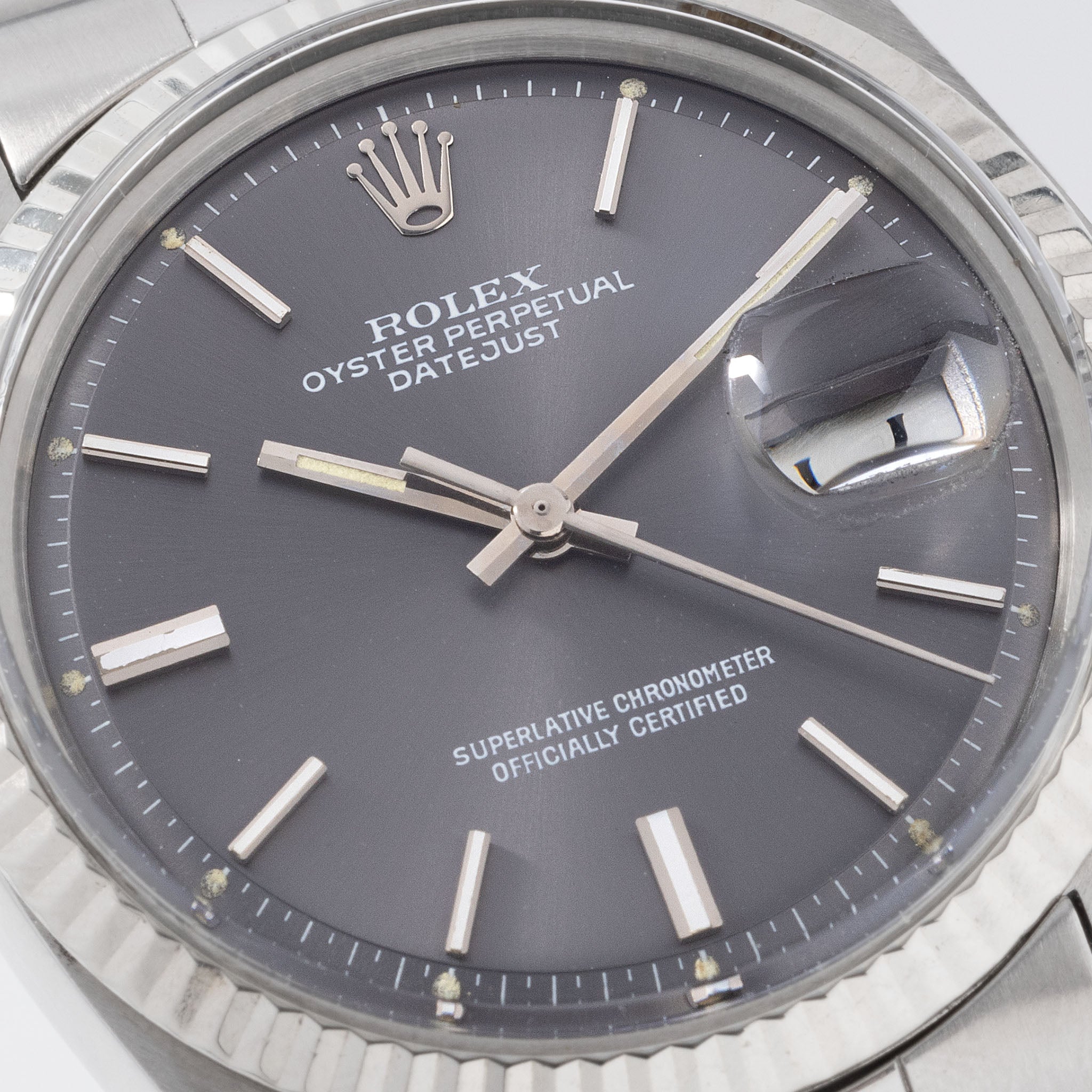 Rolex Datejust 1601 Graues Sigma-Zifferblatt