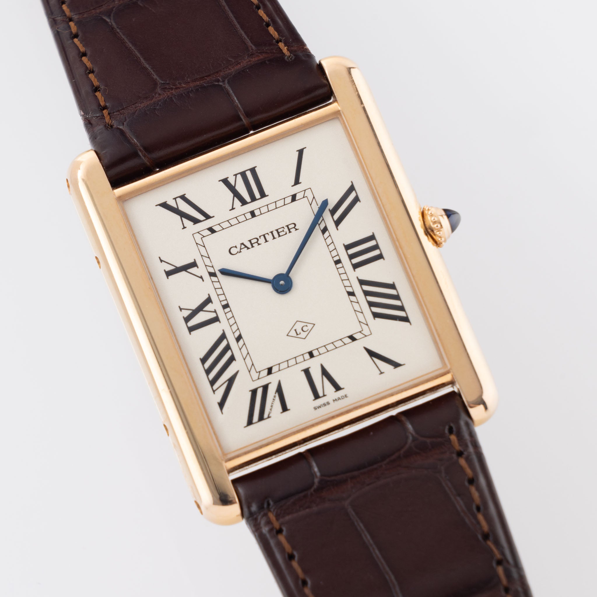 Cartier Tank Louis Collaborateur Edition XL 3280 18kt Rose Gold Box and Papers