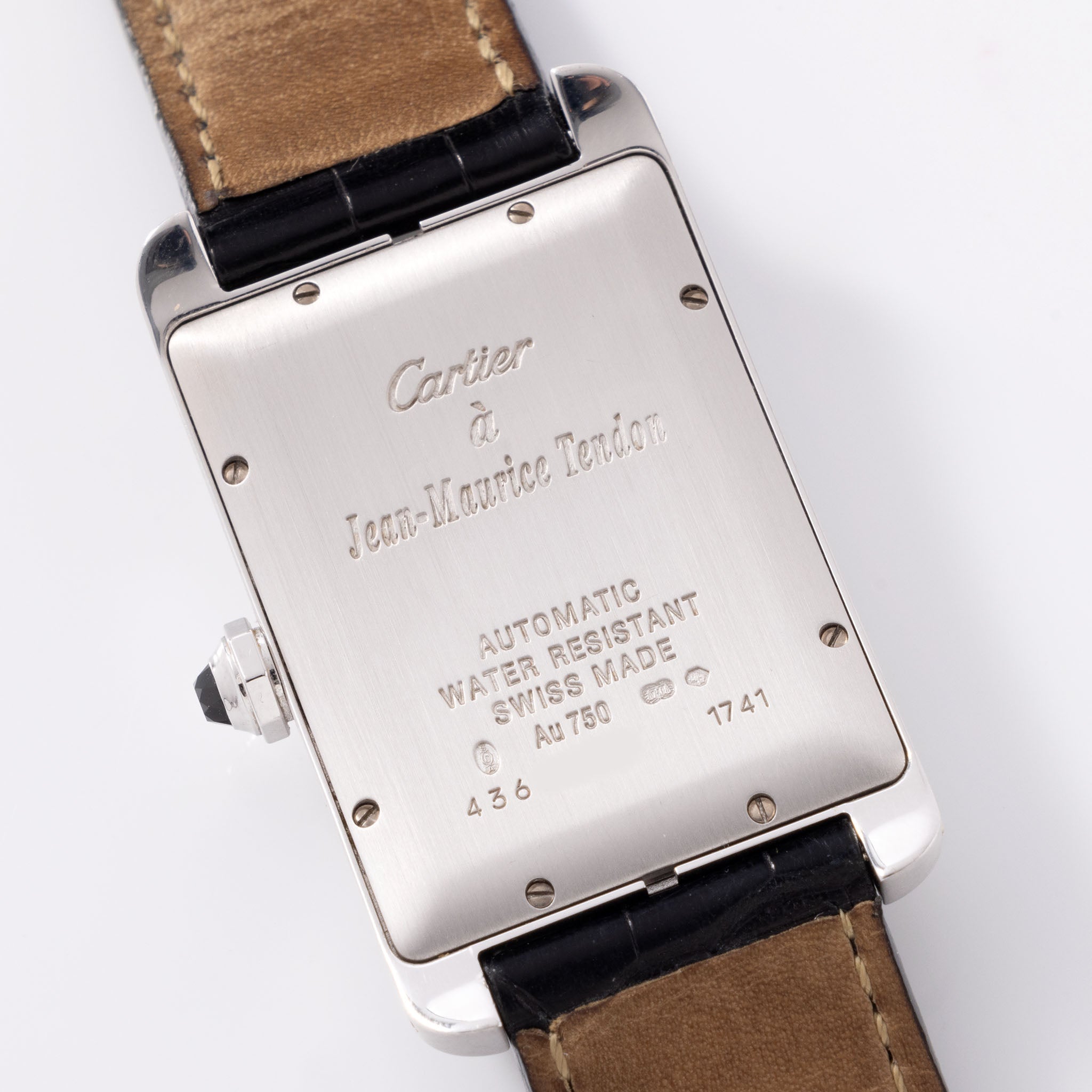 Cartier Tank Americaine White Gold 20 Year Award Ref 1741