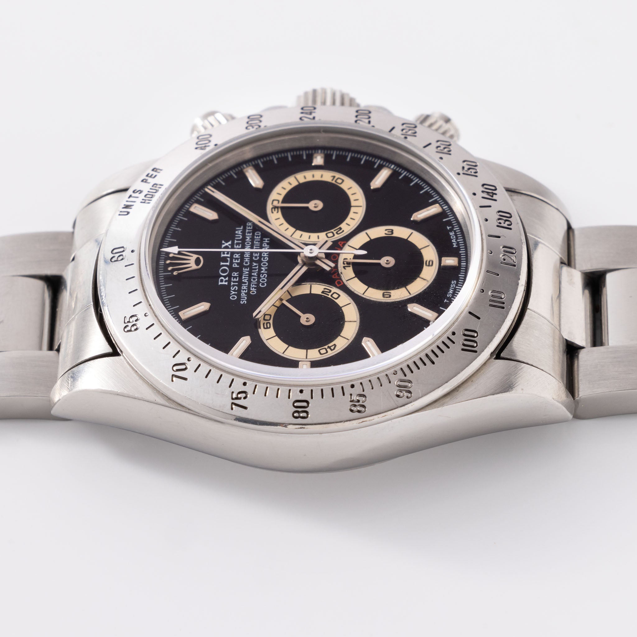 Rolex Cosmograph Daytona Black Dial Box and Papers Ref 16520