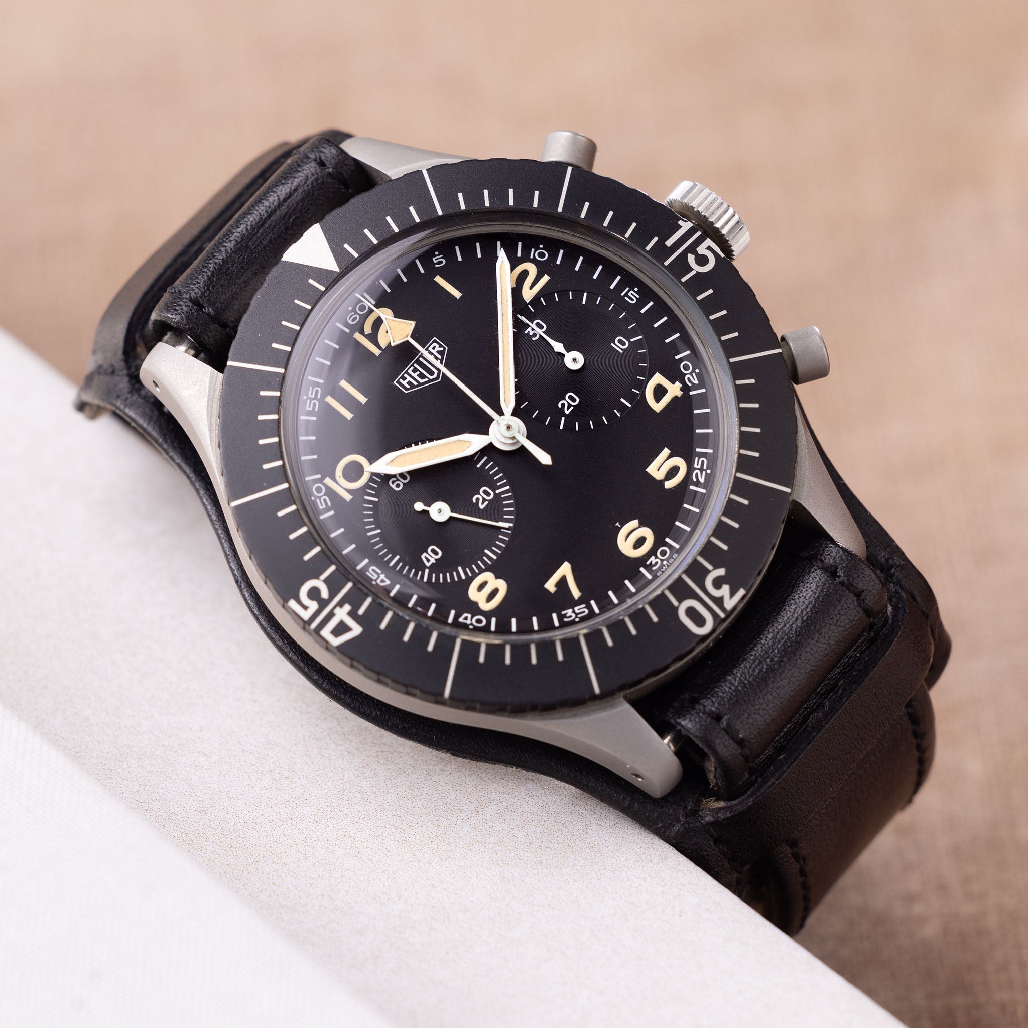 Heuer Bund Heuer Pilotenuhr Tag Heuer Bundeswehr Chronograph