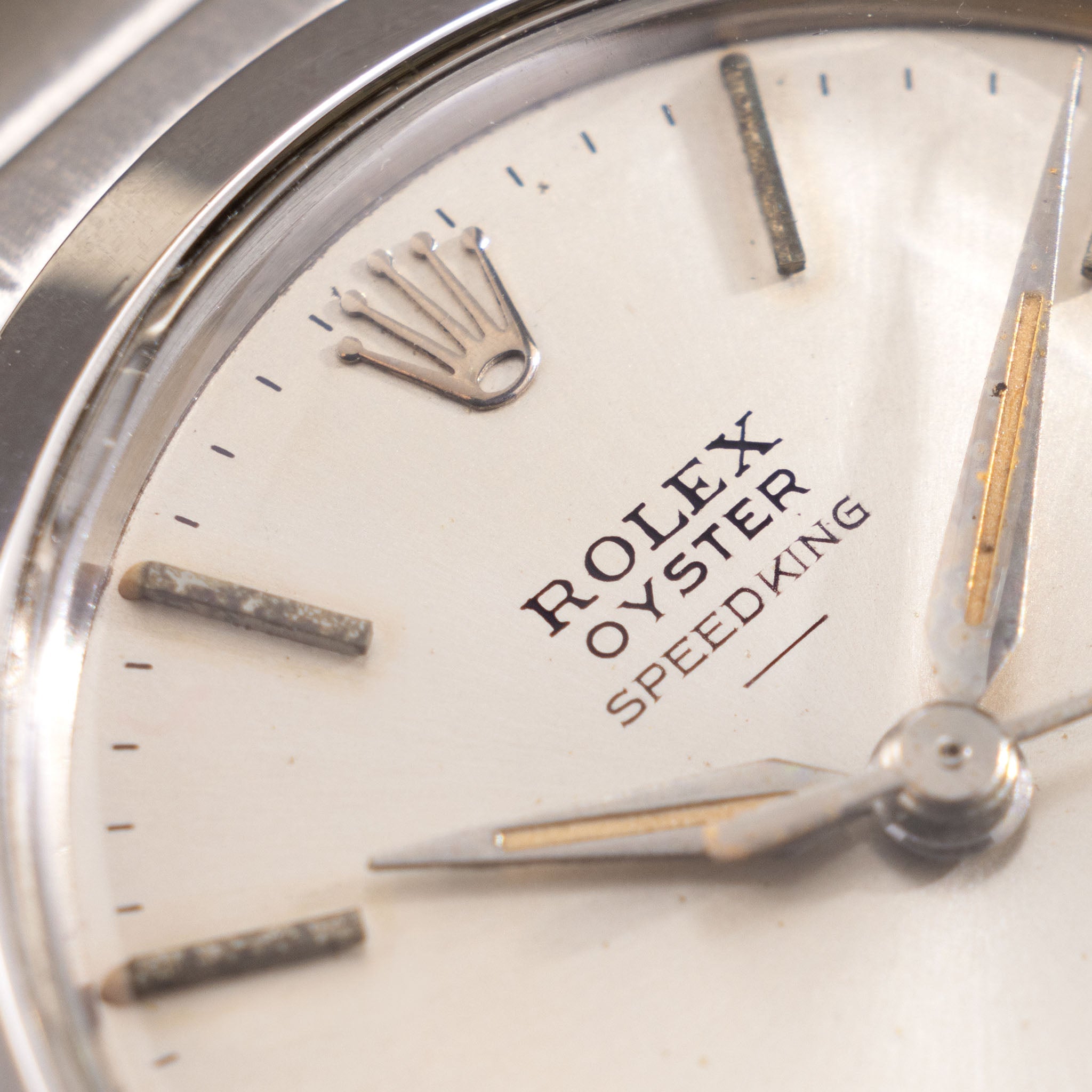 Rolex Oyster Speedking Underline Dial Military Provenance Ref 6430