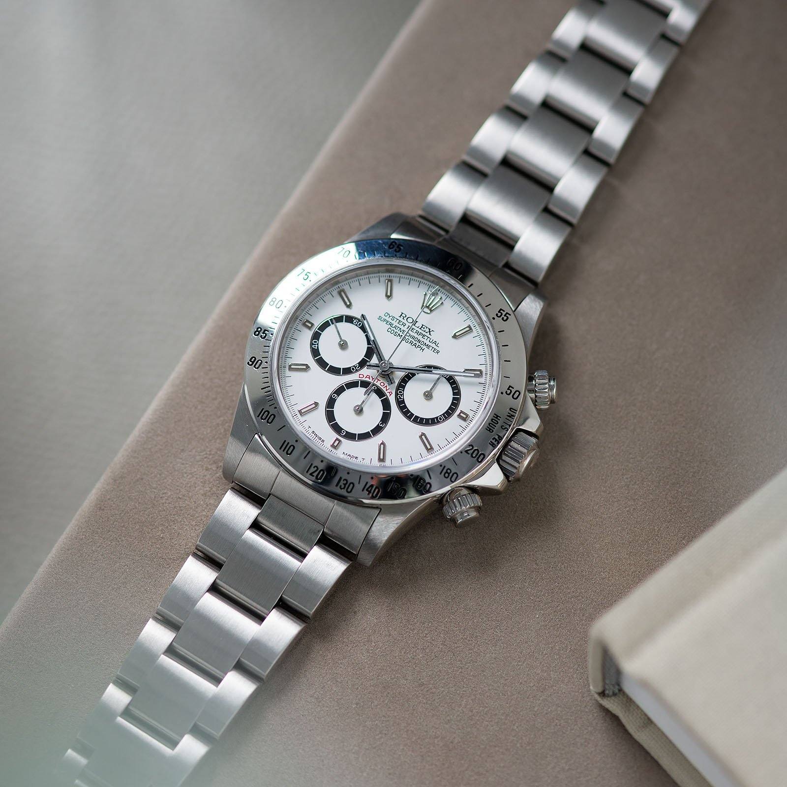 Rolex Daytona Steel 16520 White Mk2 4-Liner Dial