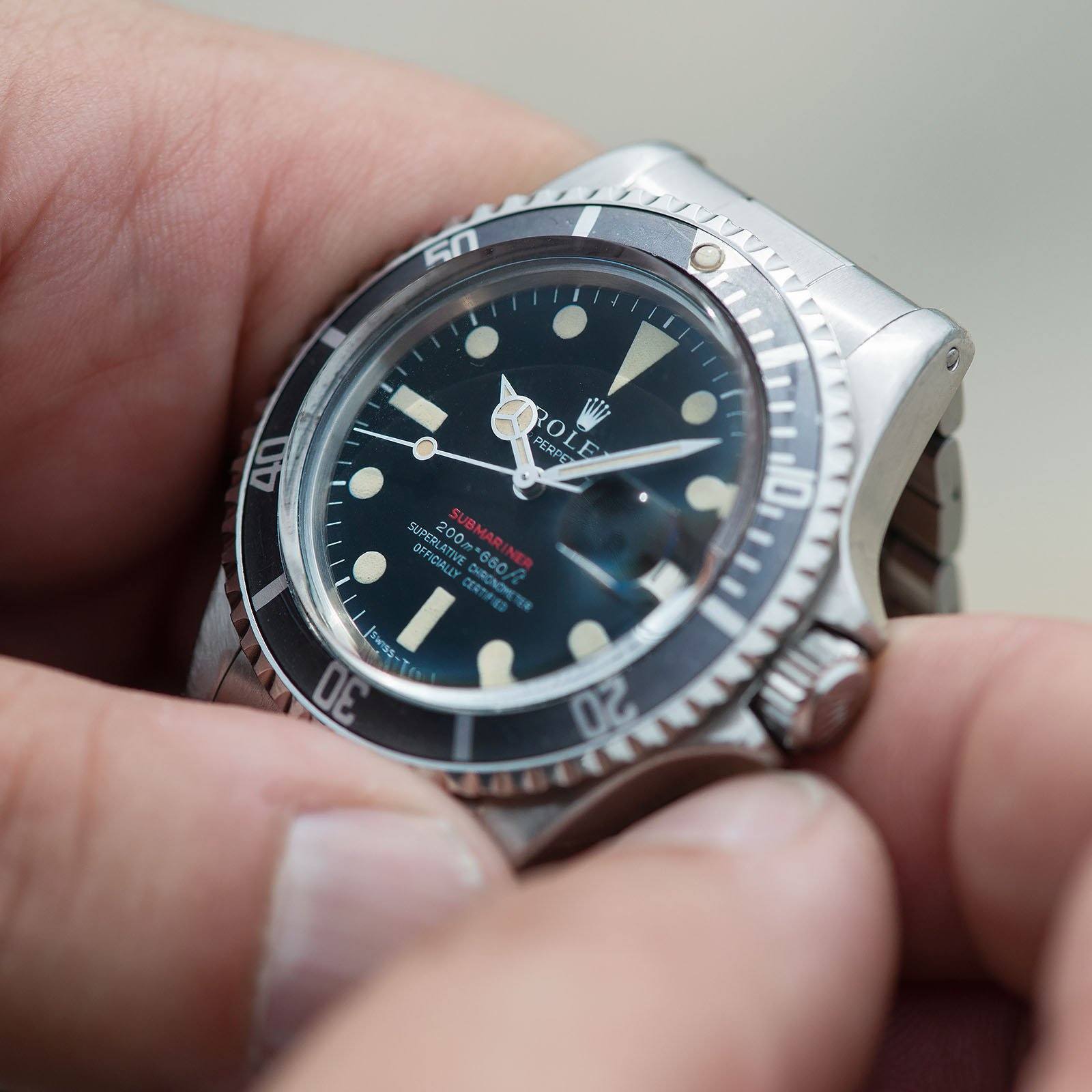 Rolex Red Writing Meters First Submariner Date 1680