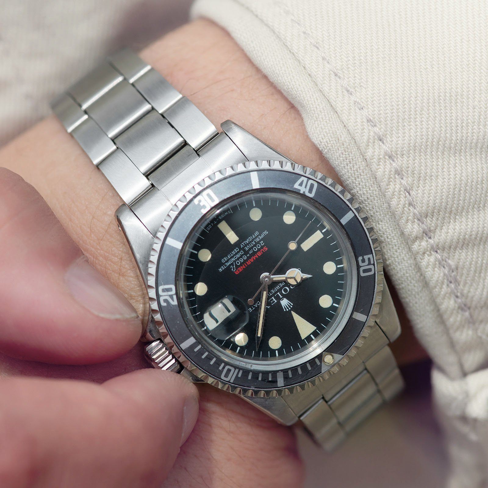 Rolex Red Writing Meters First Submariner Date 1680