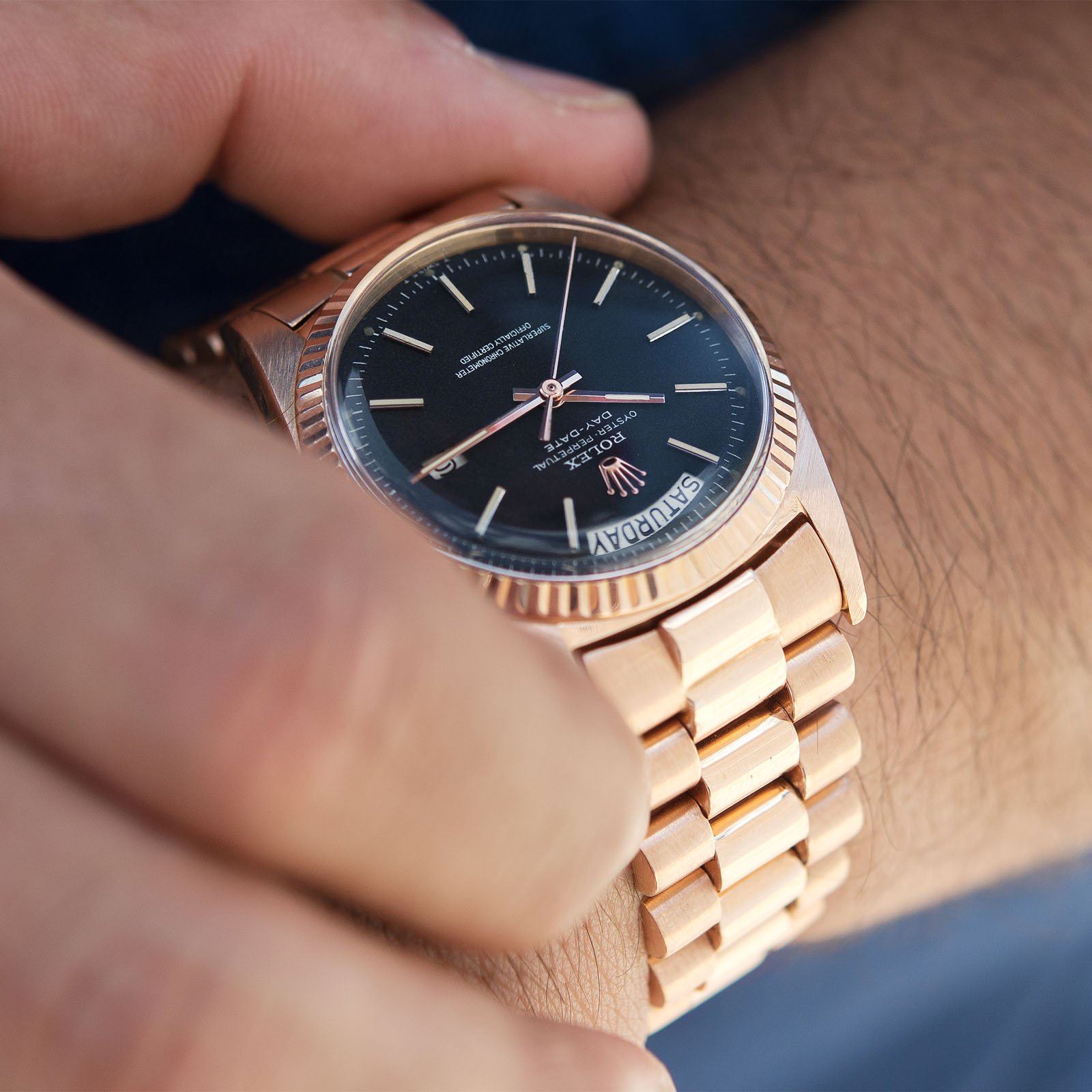 Rose Gold Rolex Day-Date 1803