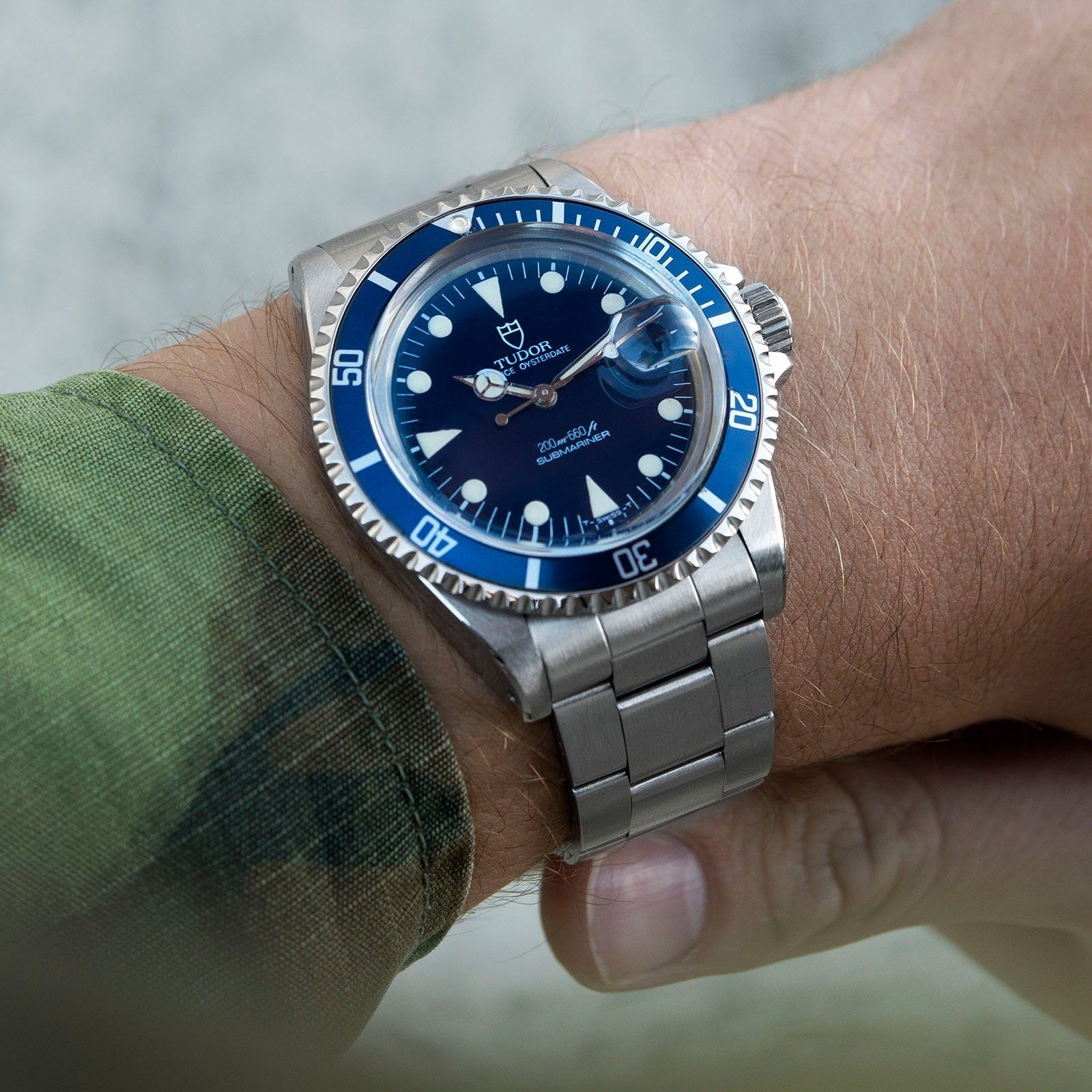 Tudor Submariner Date Blue Dial Reference 79090