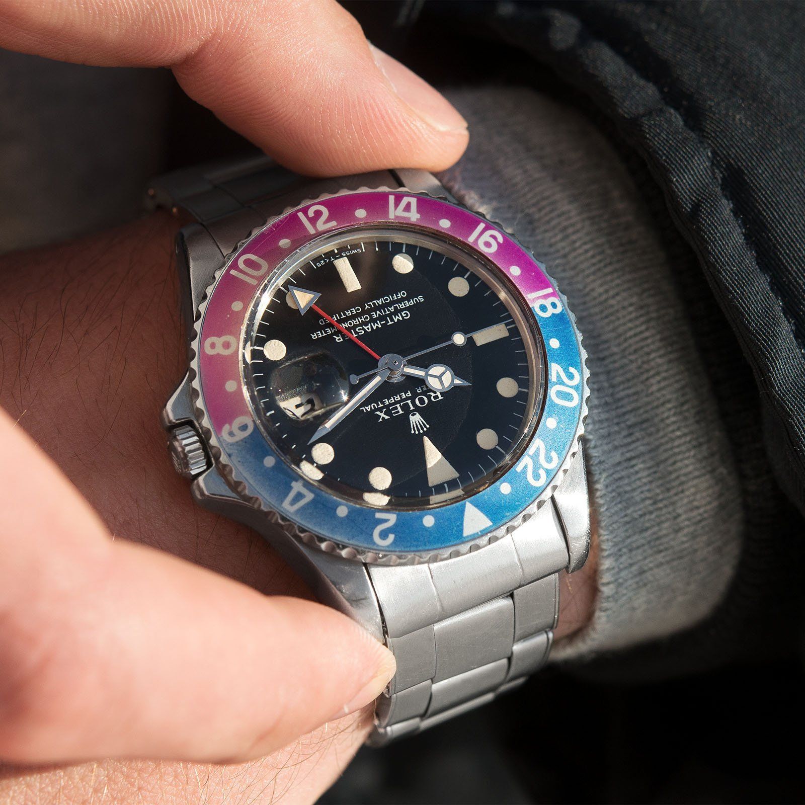 Rolex 1675 Mk1 Long E Fuchsia GMT Master