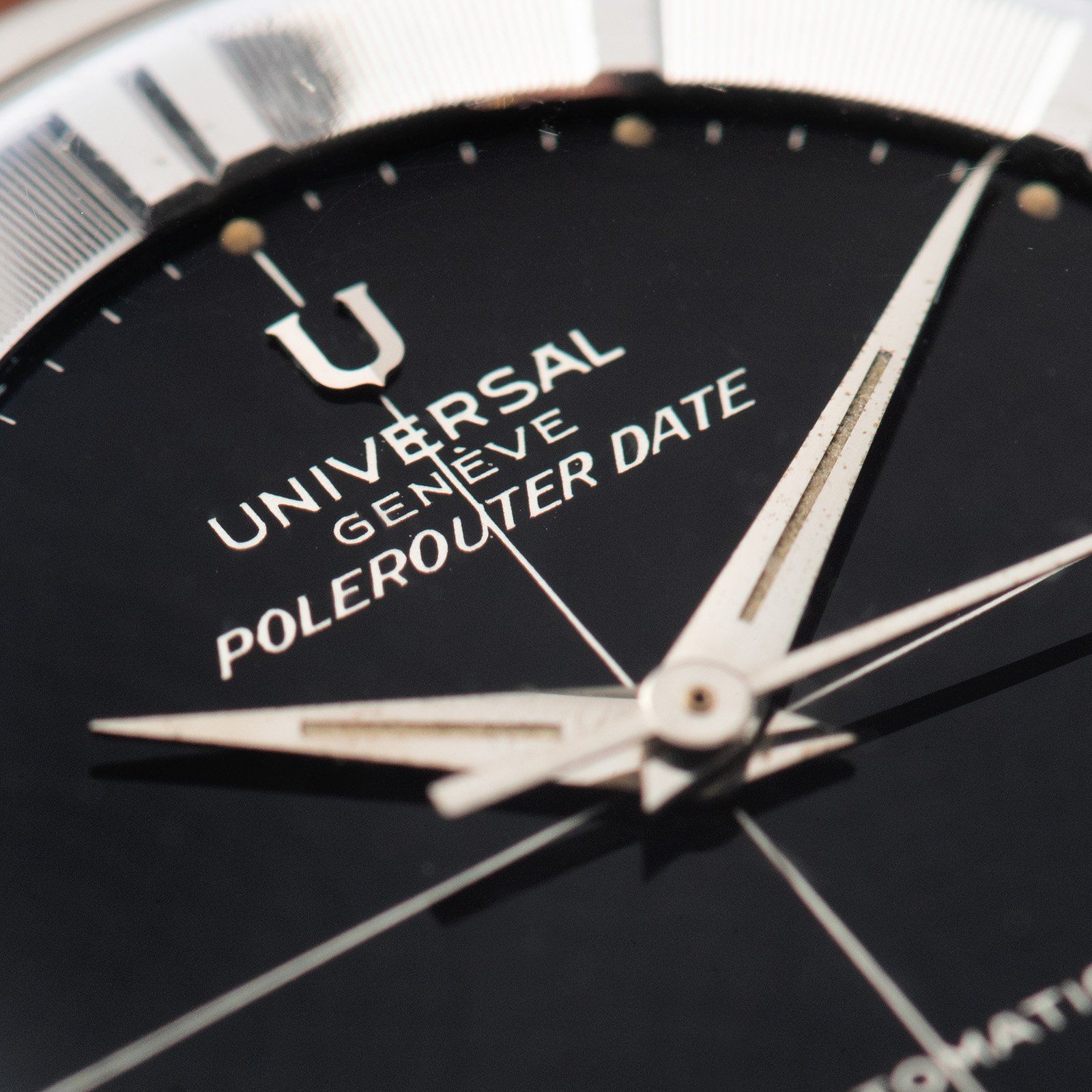 Universal Geneve Polerouter Date Gilt Dial Ref 317537