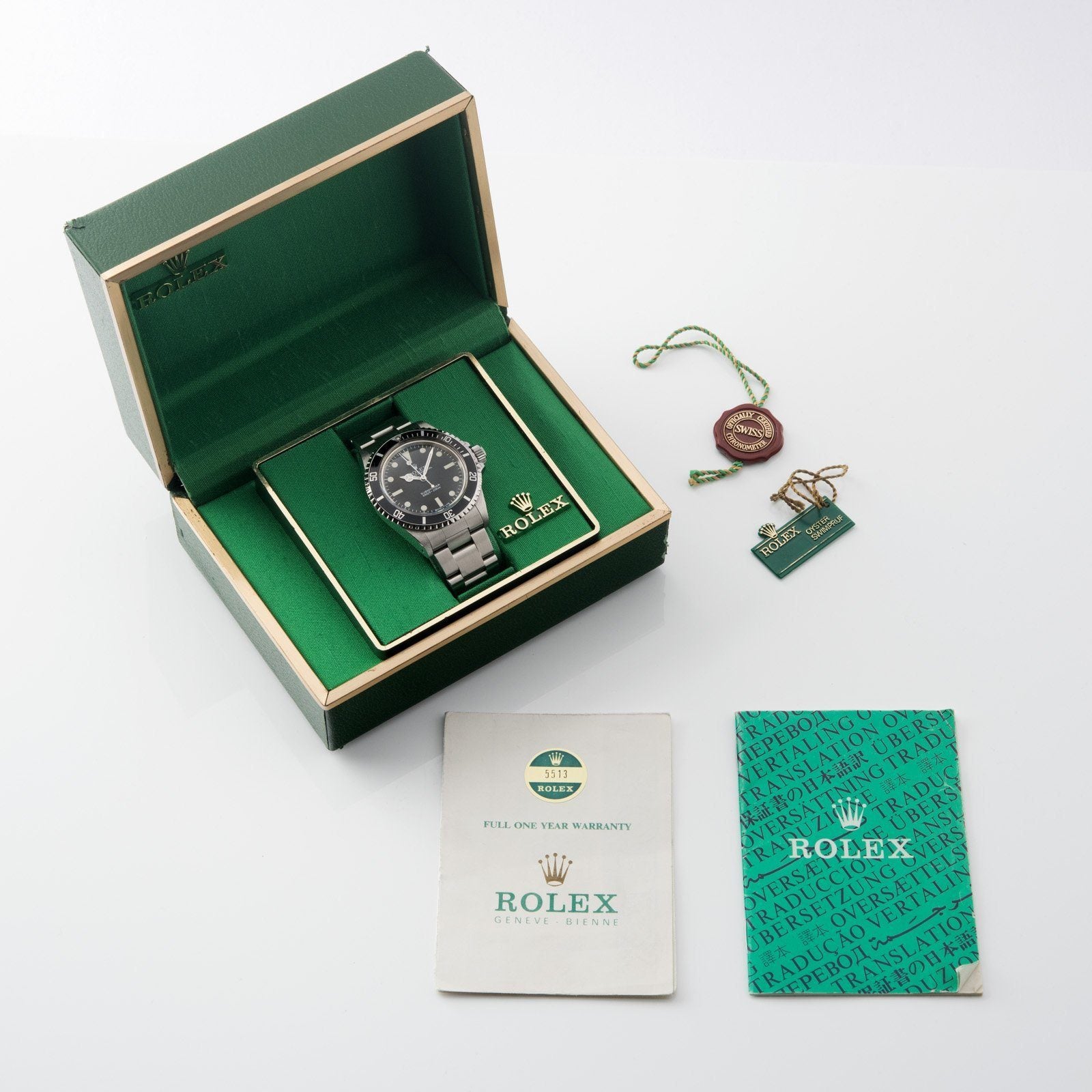 Rolex 5513 Submariner Mk5 Maxi Dial Ghost Bezel