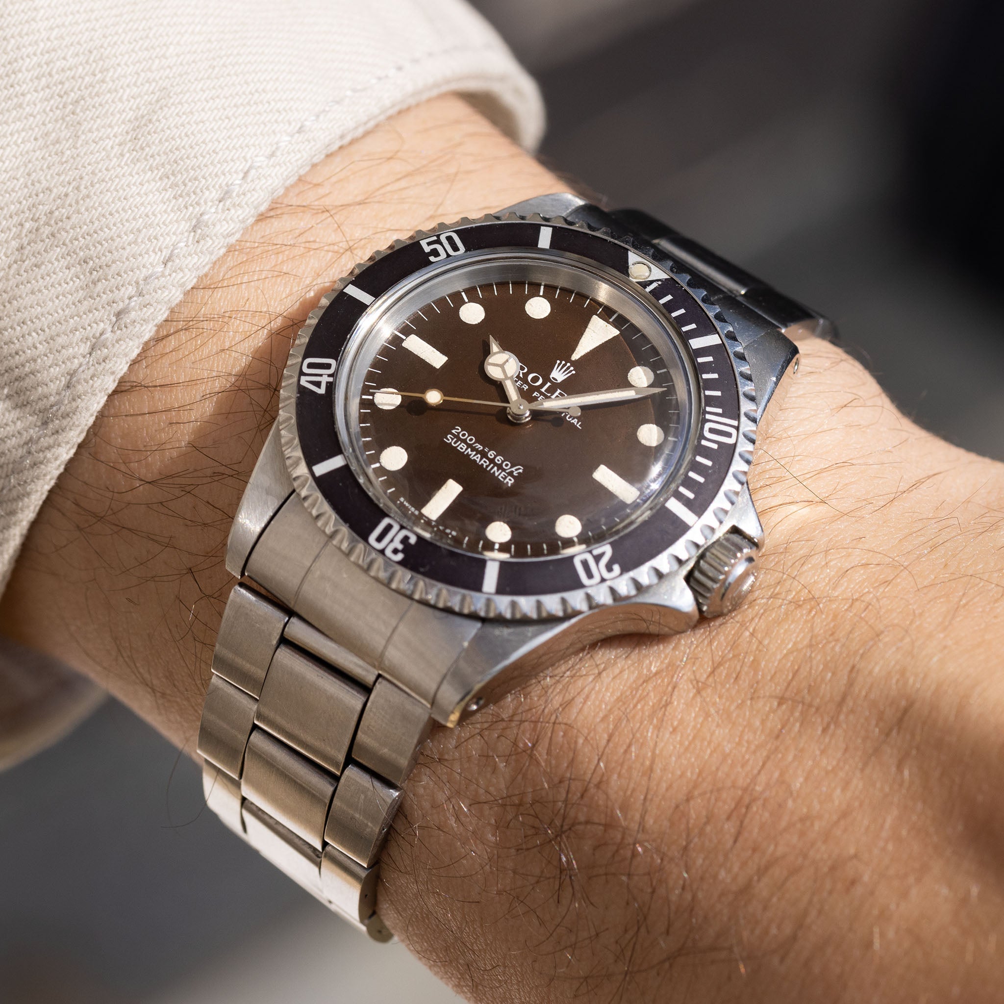 Rolex Submariner 5513 Meters first Tropical dial