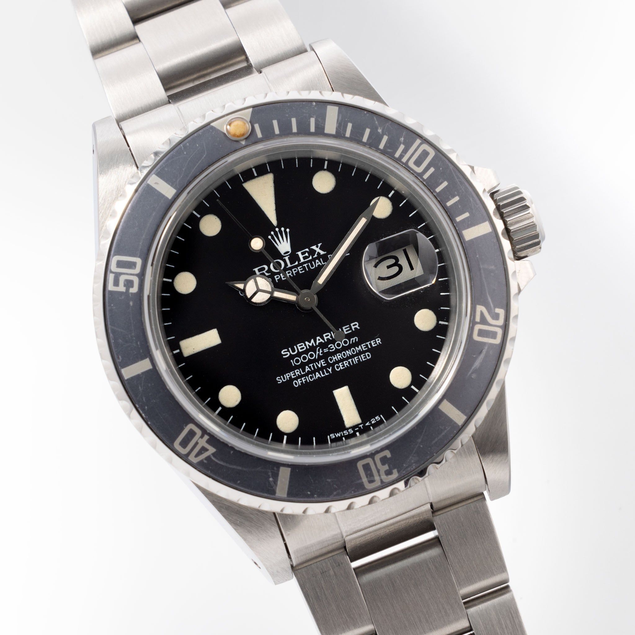 Rolex Submariner Date Matte Dial Box and Papers Ref 16800