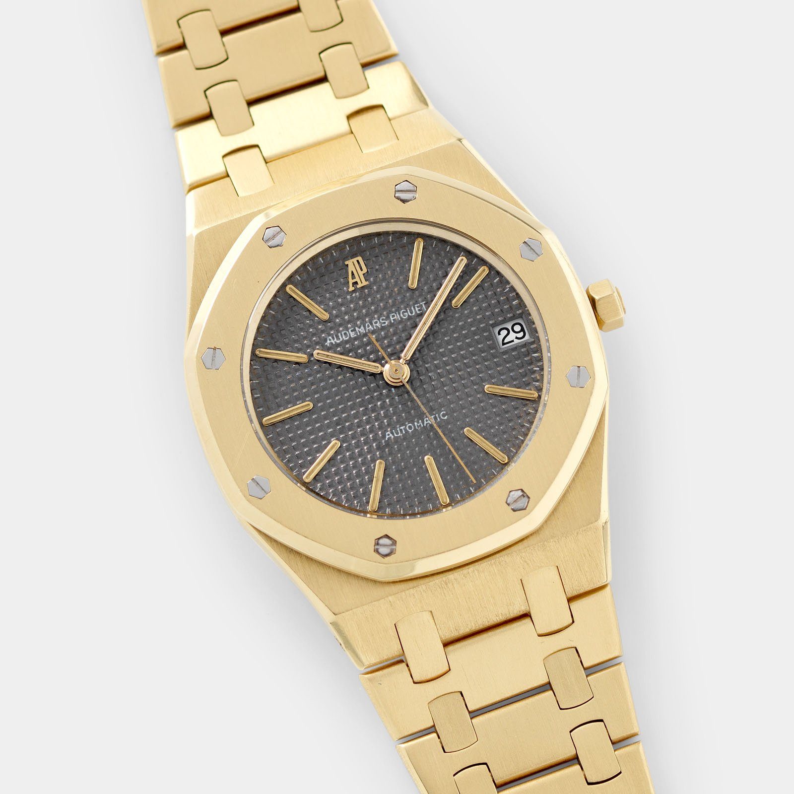 Audemars Piguet Royal Oak Yellow Gold Grey Dial 4100 BA