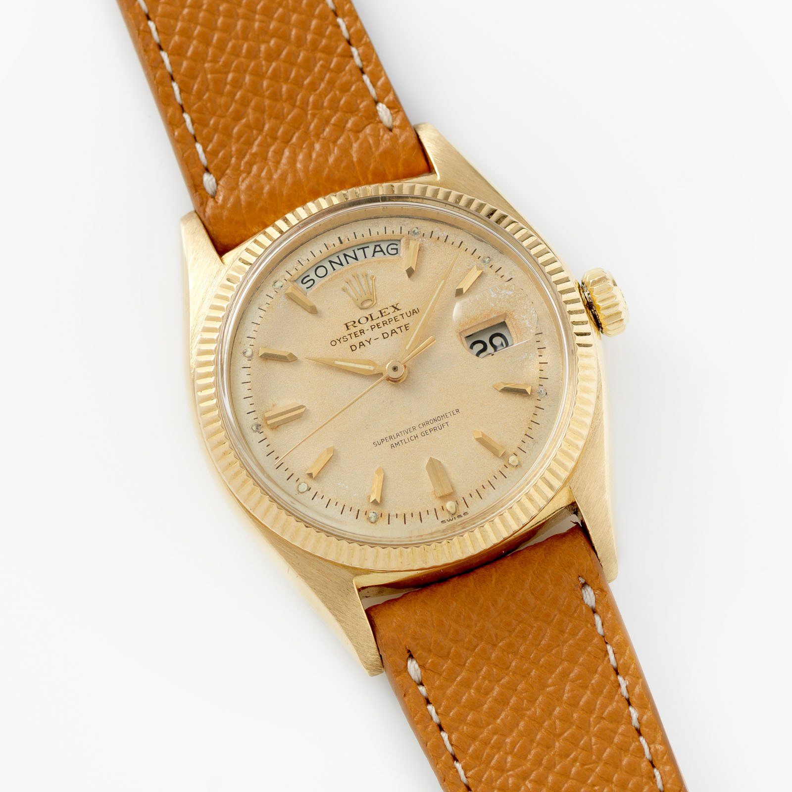 Rolex Day Date Yellow Gold German Dial 6611