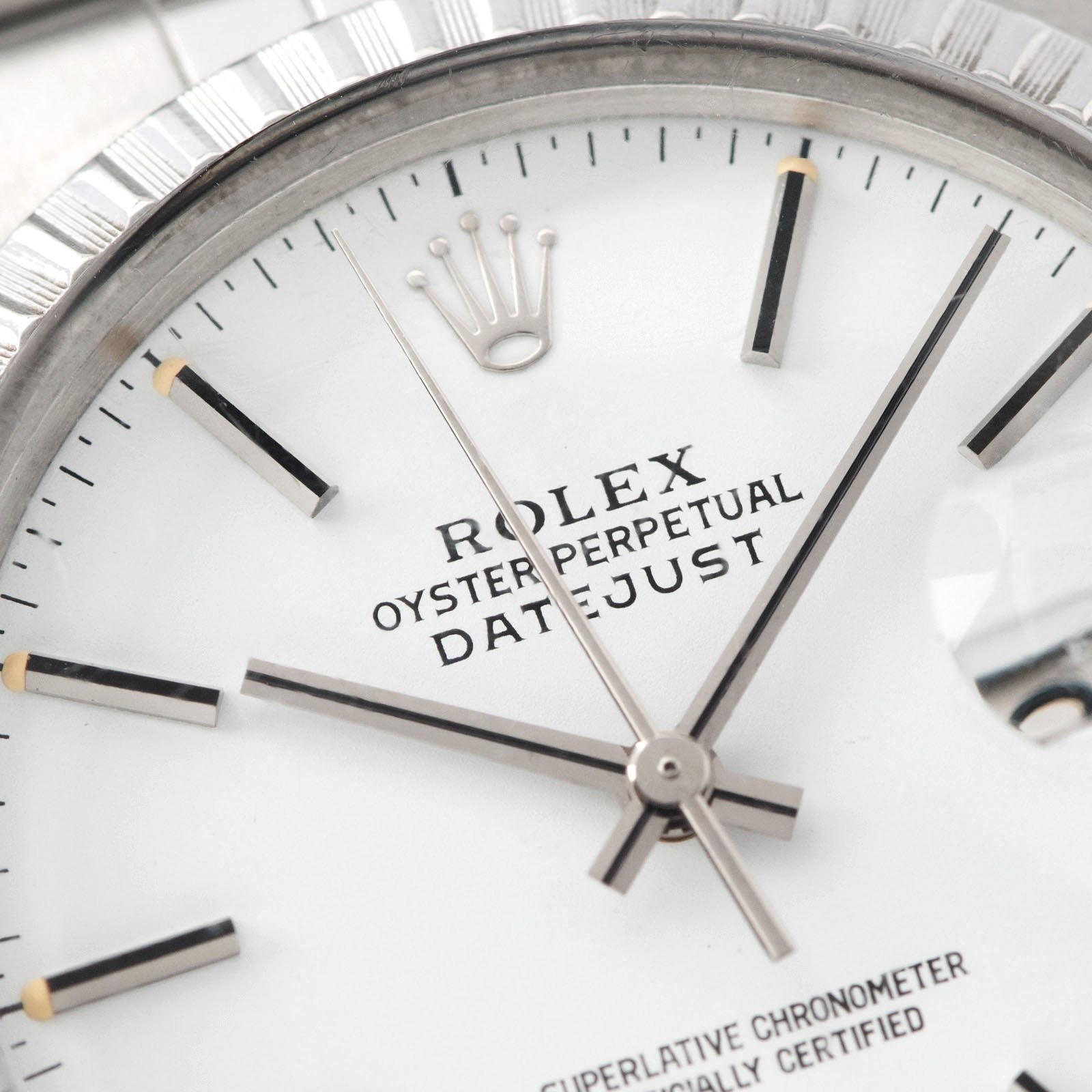 Rolex Datejust Polar White Dial 16030