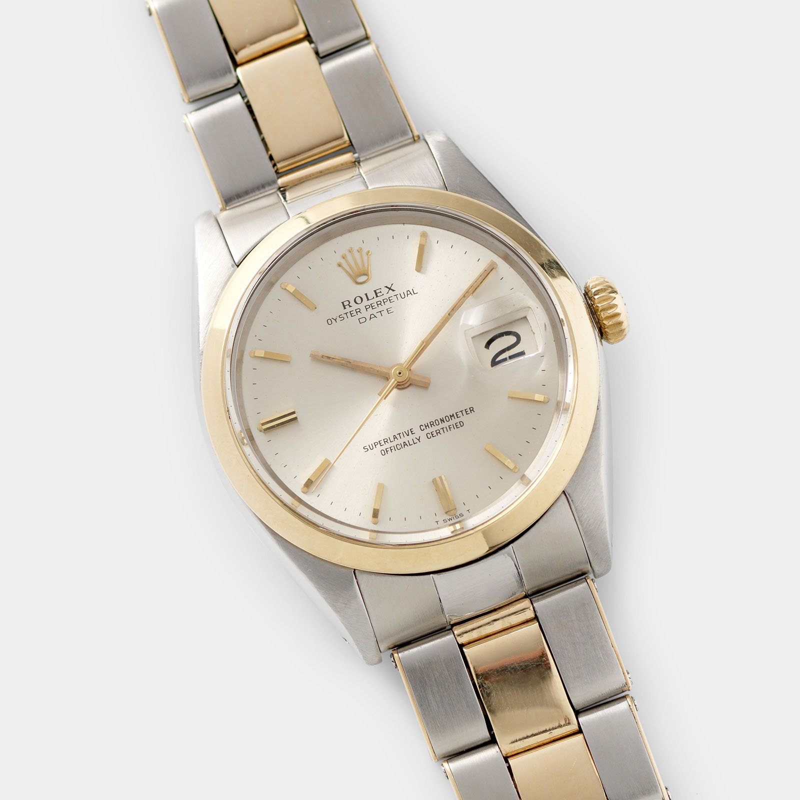 Rolex Oyster Perpetual Date Two-Tone Ref 1500
