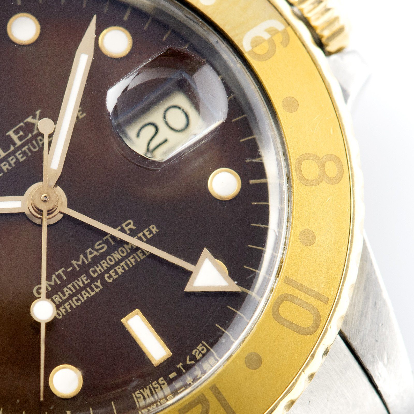 Rolex 16753 Brown Dial GMT Master Root Beer