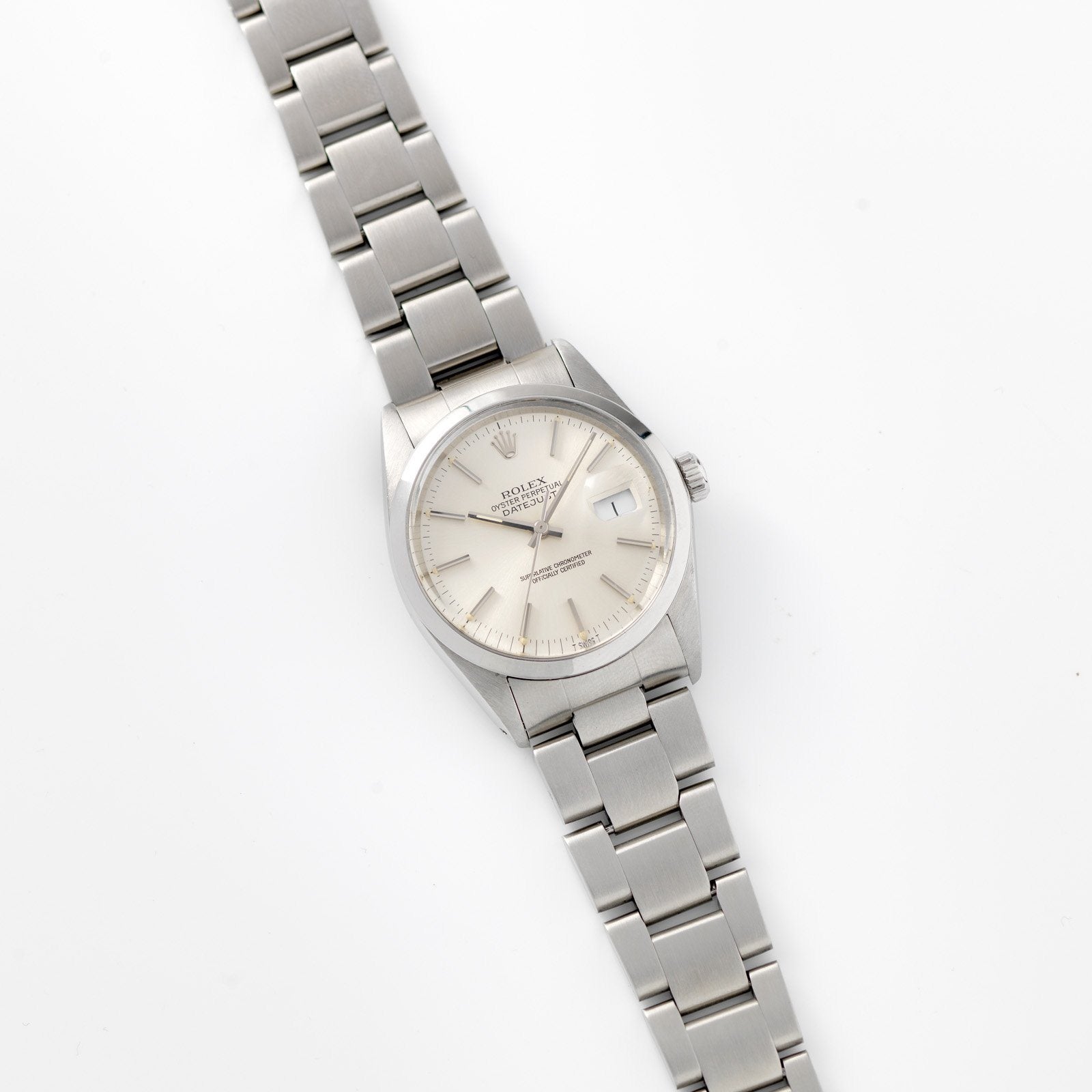 Rolex Datejust Reference 16000 Silver Dial