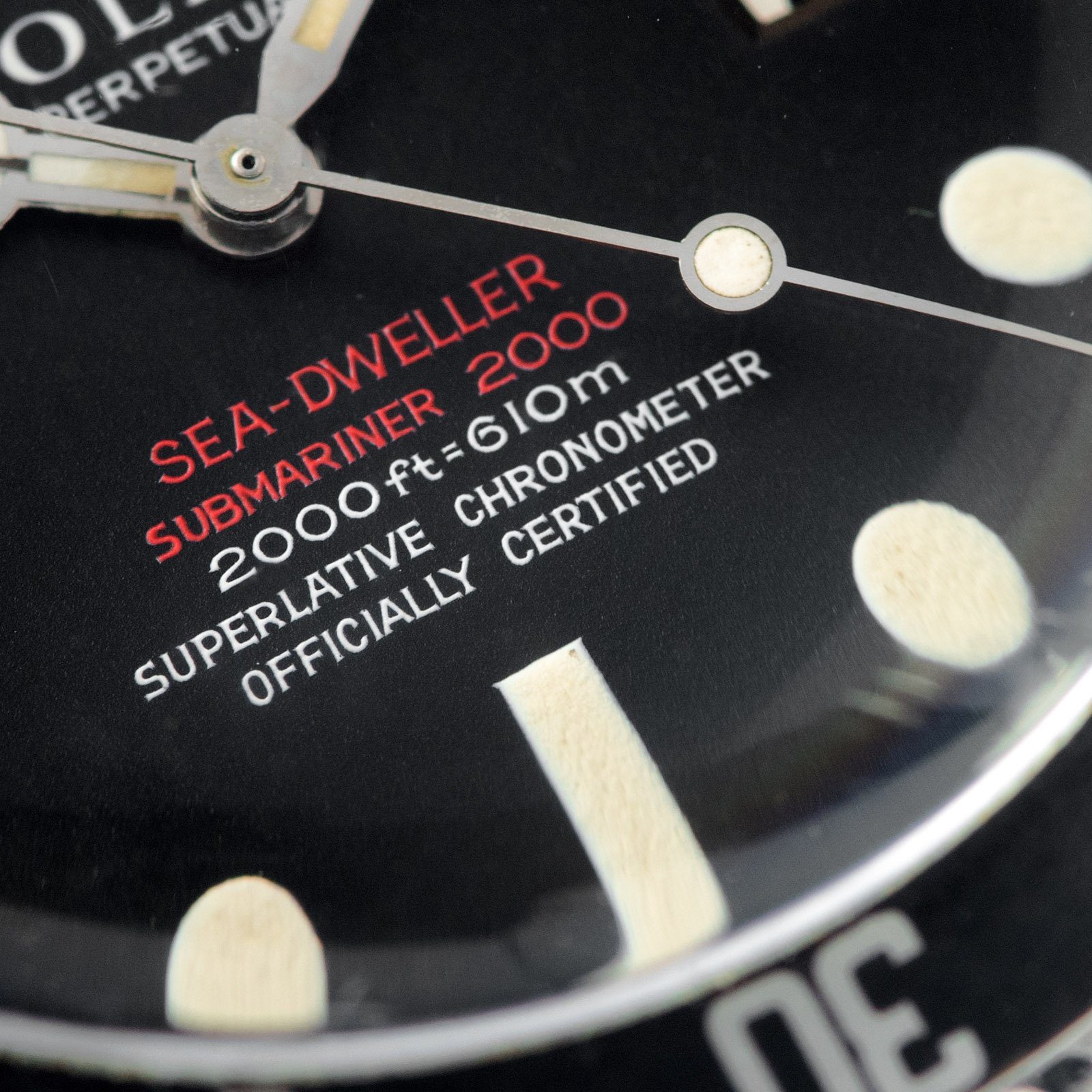 Rolex Double Red Seadweller Mk2  Dial 1665