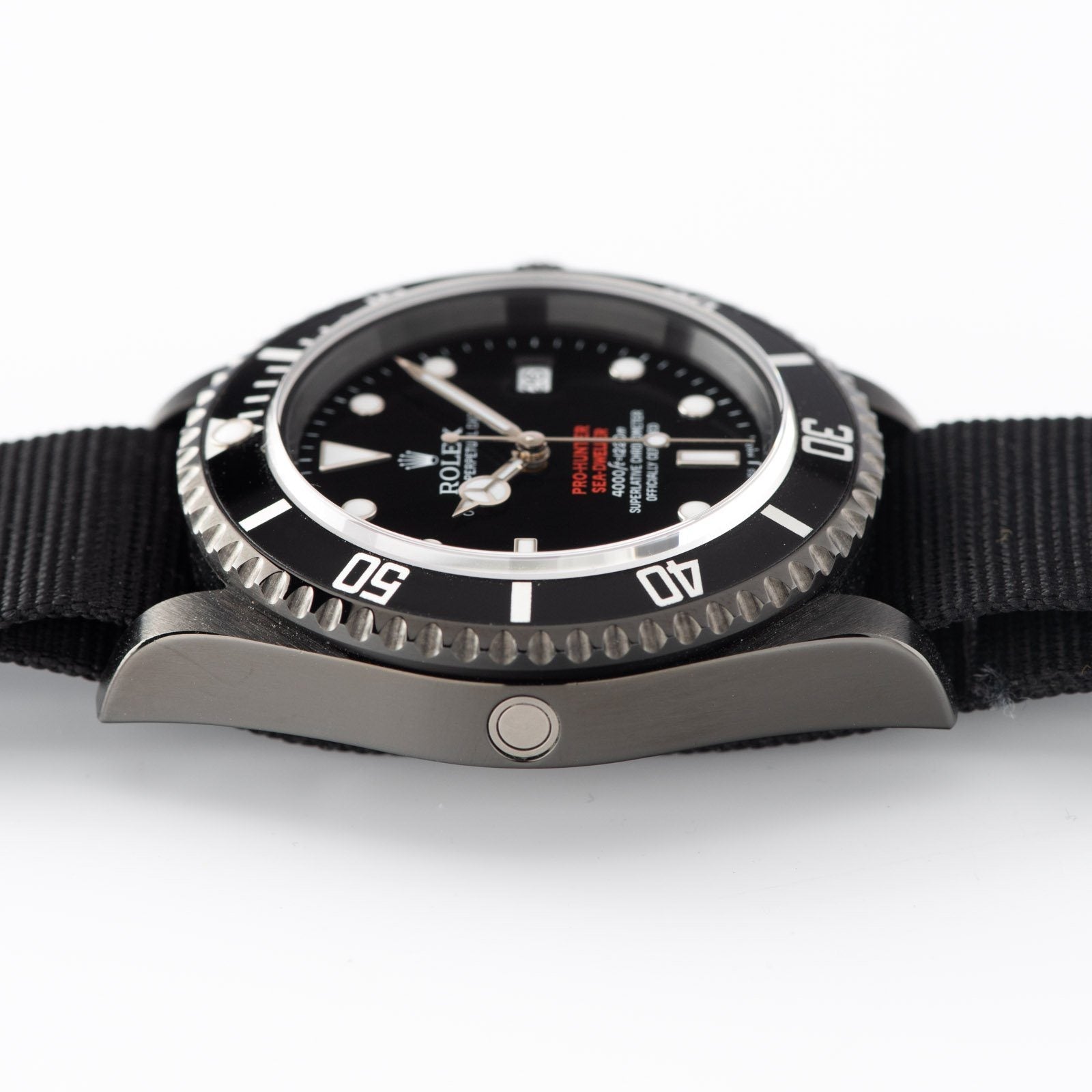 Rolex Pro Hunter Seadweller Reference 16600 Black DLC Coated