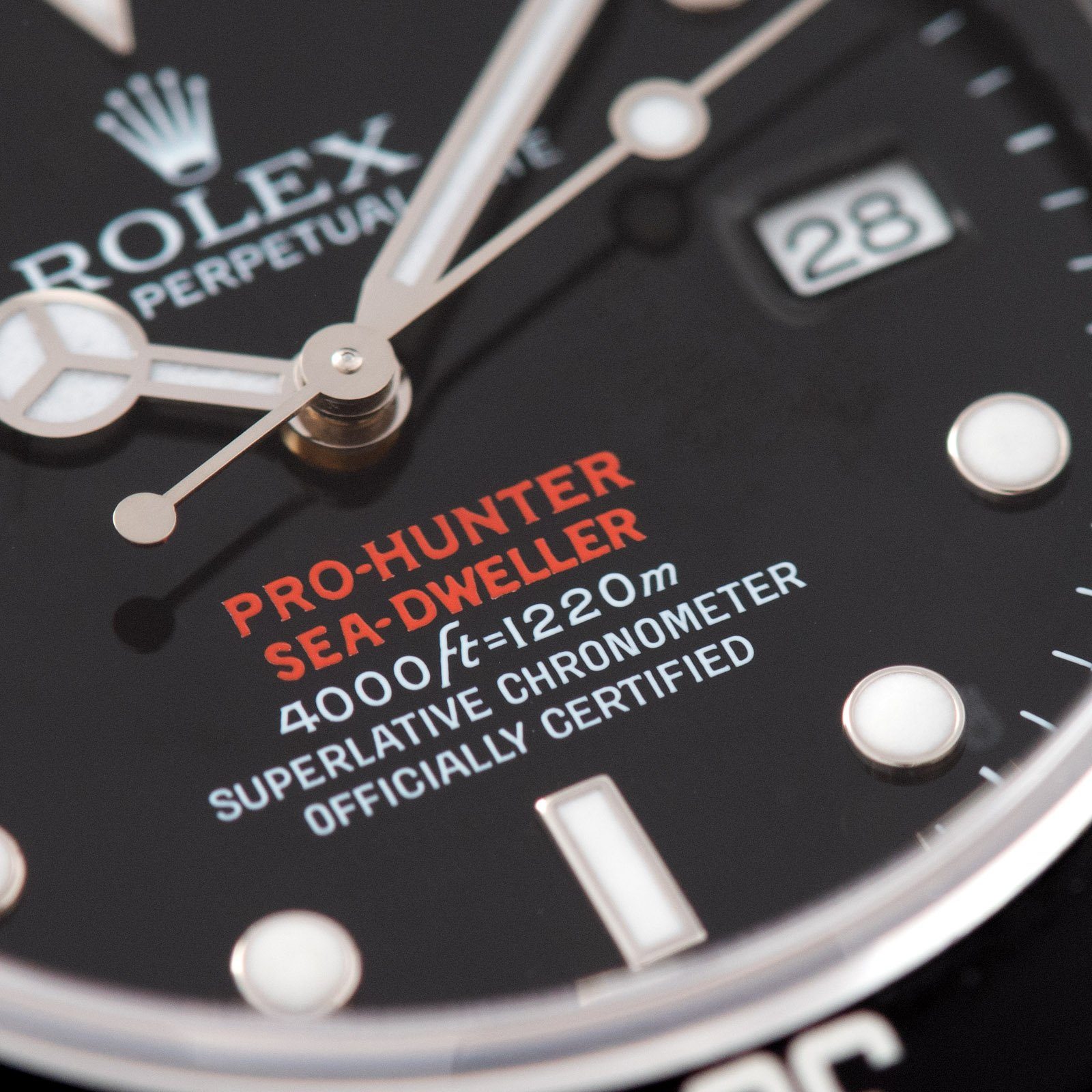 Rolex Pro Hunter Seadweller Reference 16600 Black DLC Coated