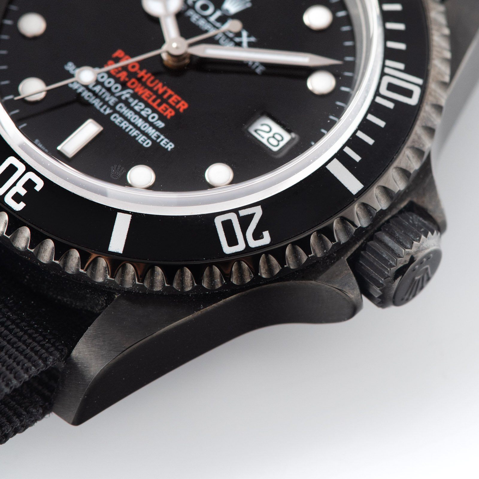 Rolex Pro Hunter Seadweller Reference 16600 Black DLC Coated