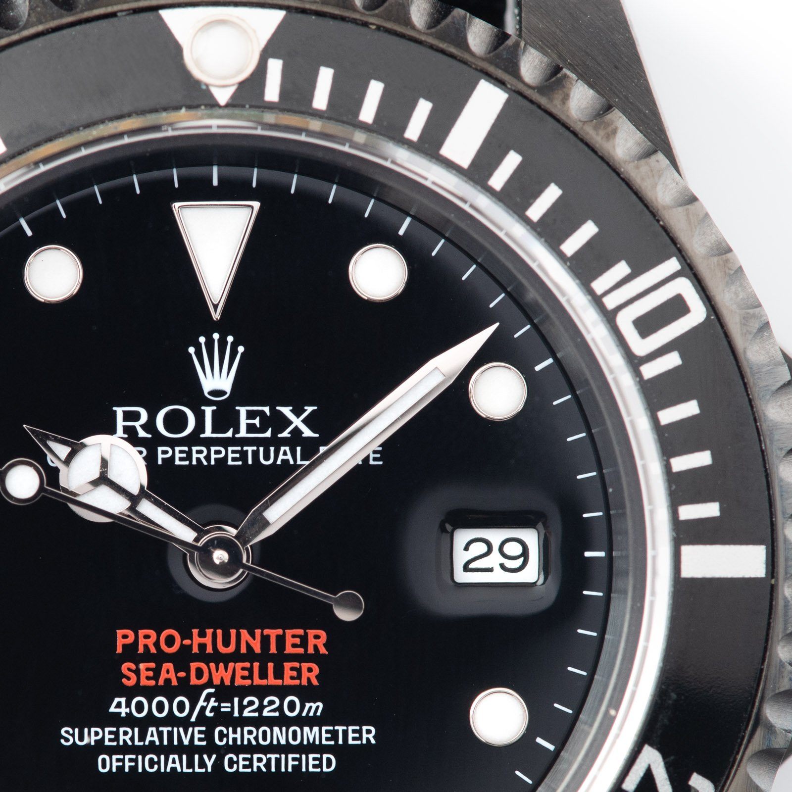 Rolex Pro Hunter Seadweller Reference 16600 Black DLC Coated