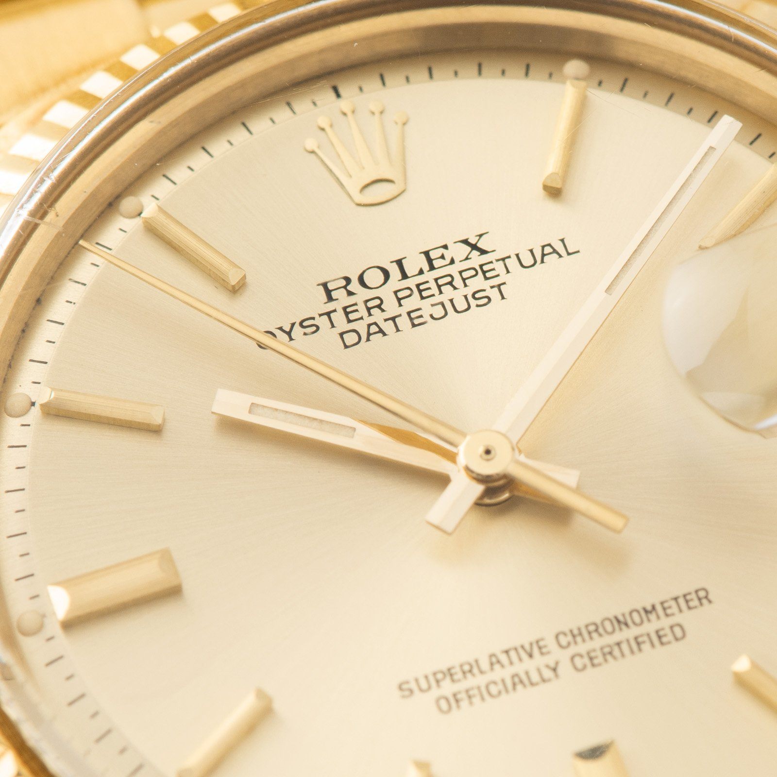 Rolex Datejust Yellow Gold 1601 Sigma Dial 